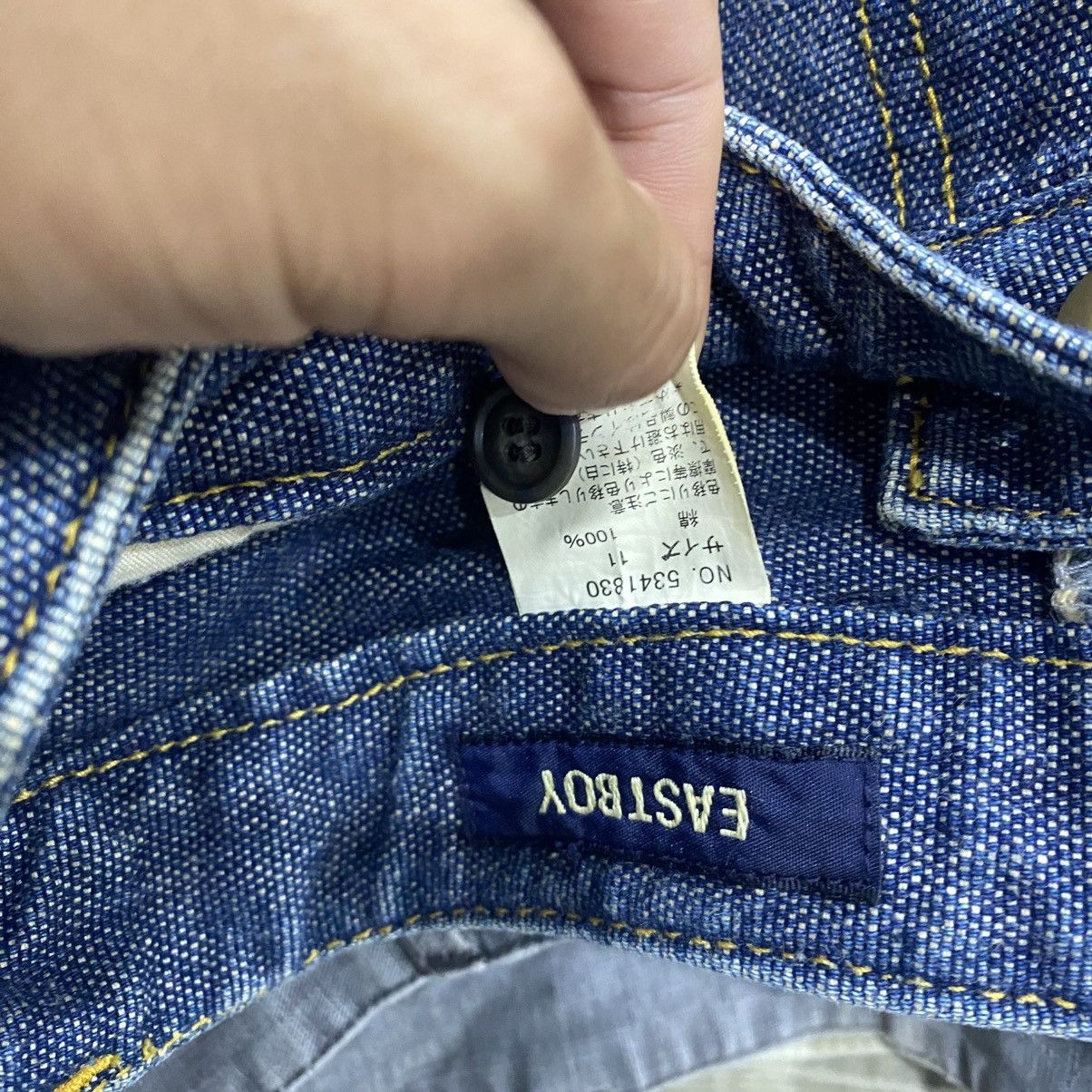 Vintage CRAZY☠️ Eastboy Fly Button Denim Cargo like Hysteric Mud Size US 33 - 10 Thumbnail