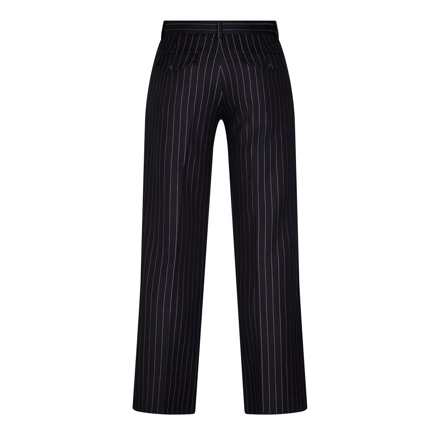 Off-White o1g2r1mq0226 23 Pinstripe Slim Fit Trousers In Salone Size US 28 / EU 44 - 2 Thumbnail