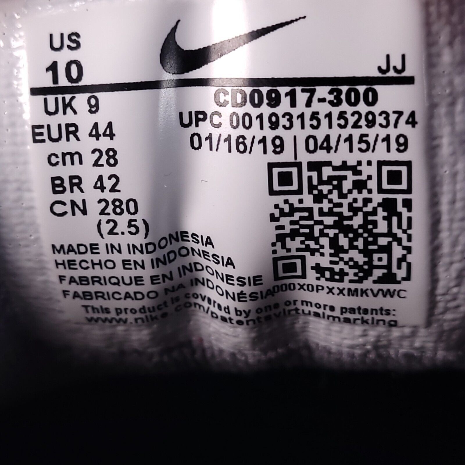 Nike Nike Air Max 90 QS Shoe Mens Size 10 CD0917-300 Multicolor Size US 10 / EU 43 - 8 Thumbnail