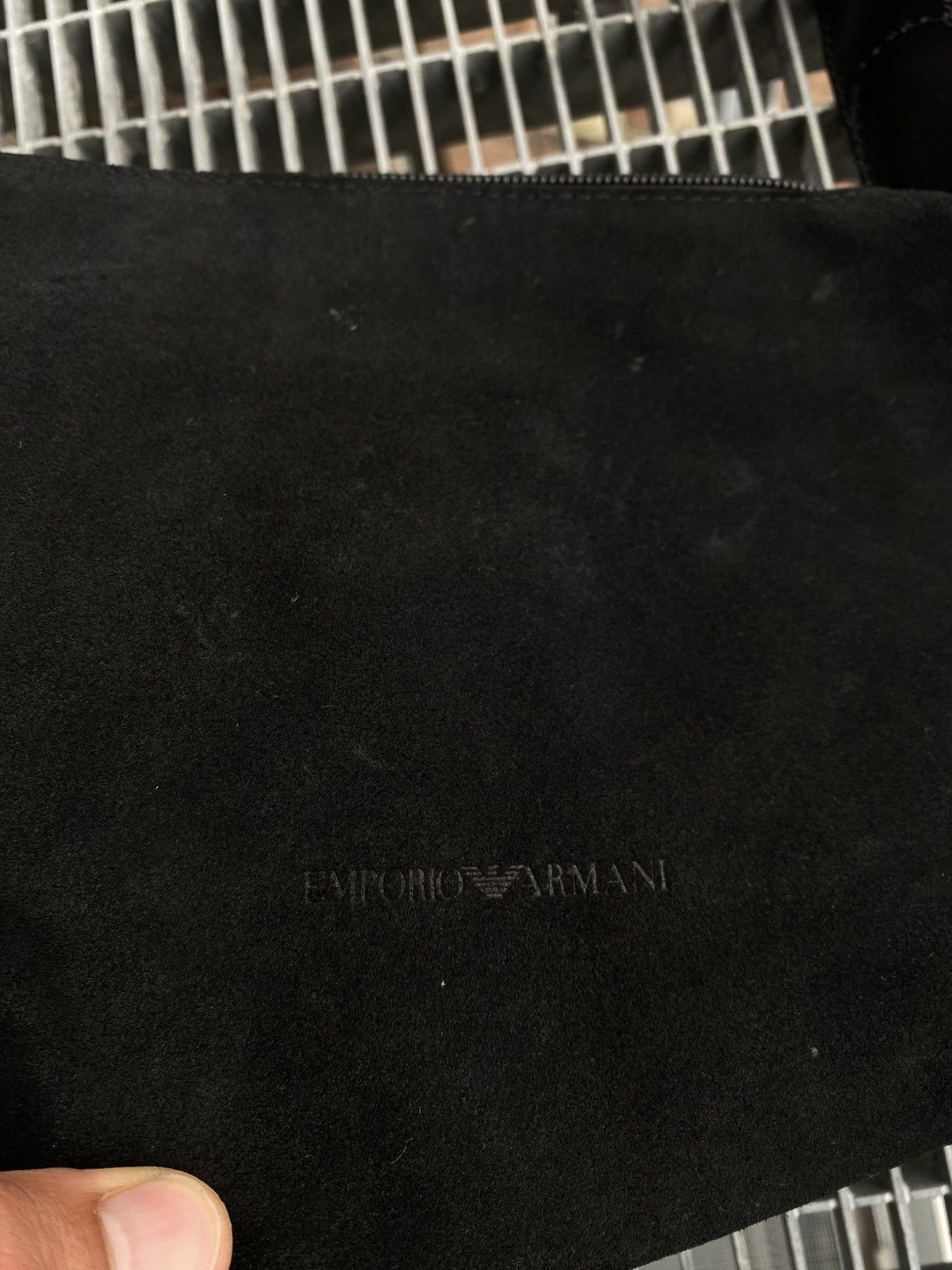 Emporio Armani Emporio Armani 80s Suede Handbag Size ONE SIZE - 5 Thumbnail