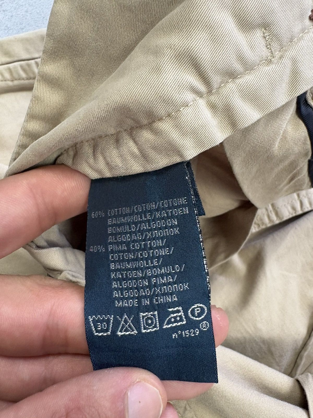 Polo Ralph Lauren Polo Ralph Lauren Straight Fit Chino Pants Beige Classic 34 Size US 34 / EU 50 - 12 Thumbnail