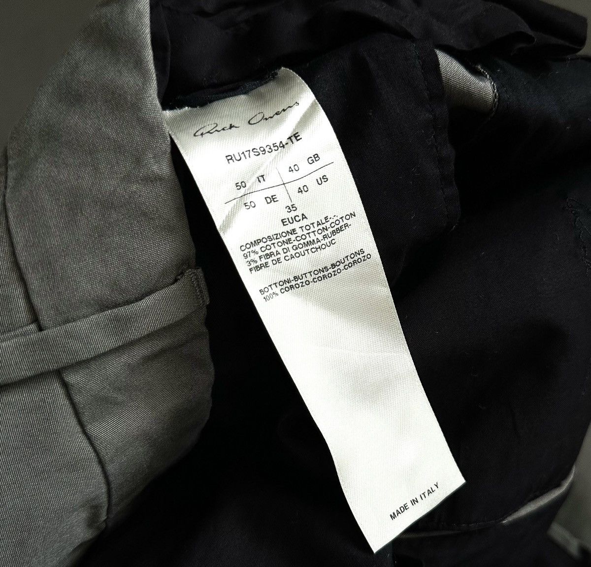 Rick Owens × Rick Owens Drkshdw SS17 “Walrus” Tailored Cargo Pants Size US 34 / EU 50 - 5 Thumbnail