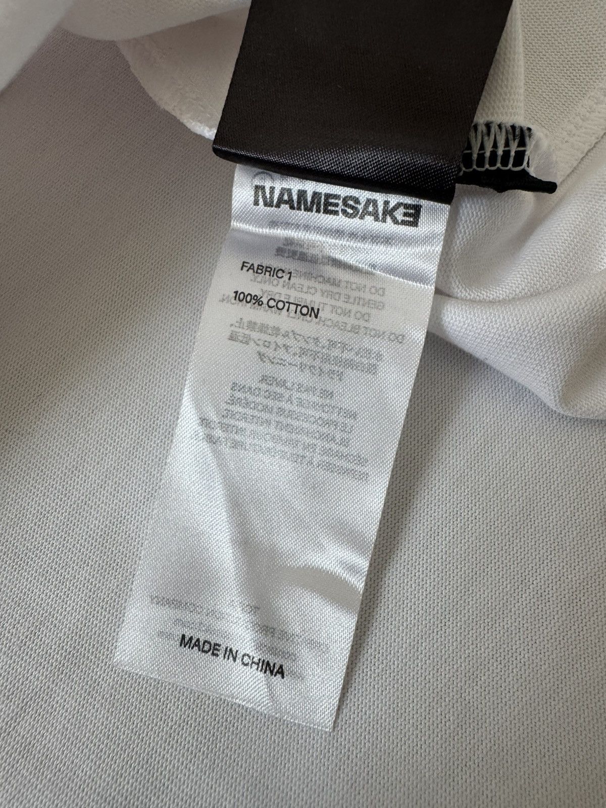 NAMESAKE NAMESAKE White Sava T-Shirt Size US M / EU 48-50 / 2 - 9 Thumbnail