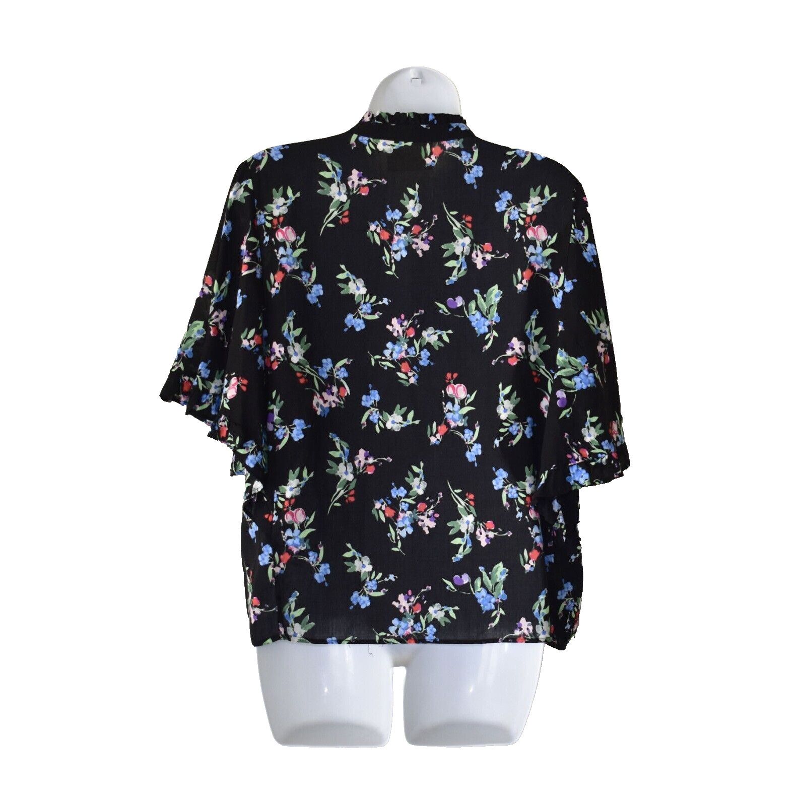 Anthropologie NEW MAEVE BY ANTHROPOLOGIE Floral Aveiro Flutter Sleeve Sz M Size M / US 6-8 / IT 42-44 - 3 Thumbnail