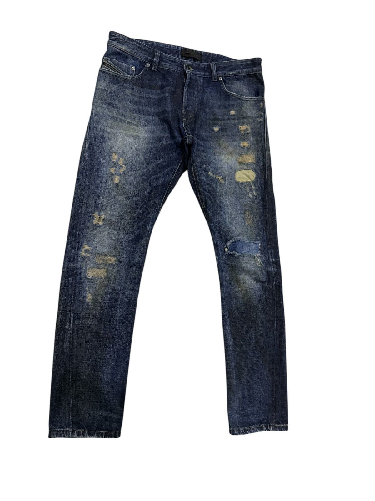 Diesel Black Gold ARCHIVAL ITALY BRAND DIESEL BLACK GOLD DISTRESS DESIGN Size US 34 / EU 50 - 2 Thumbnail