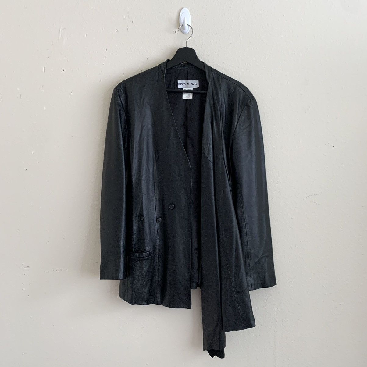 Issey Miyake Issey Miyake sheepskin leather jacket | Grailed