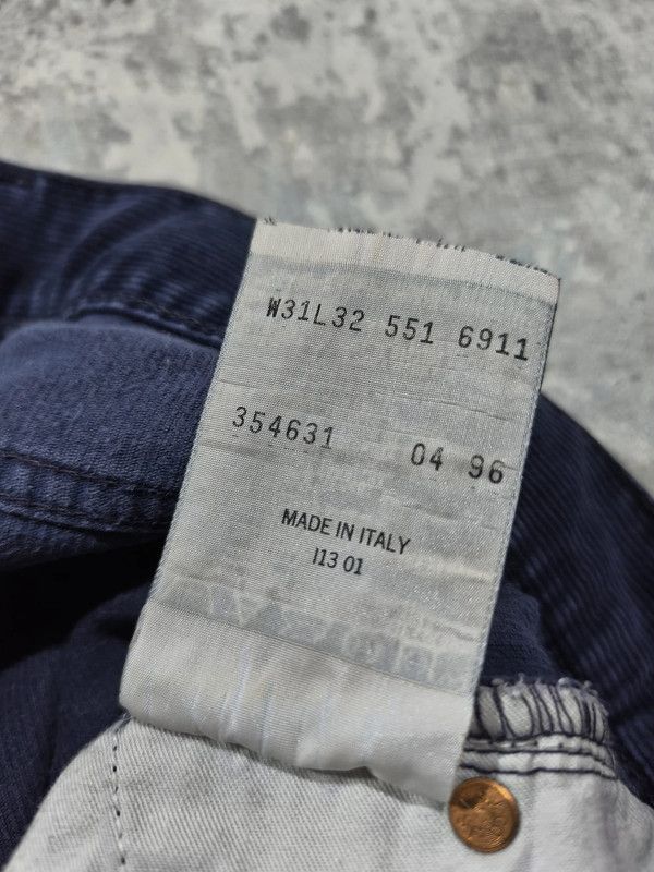 Levi's Vintage Clothing vintage 96 made in italy levis corduroy 551 white tab 31x32 Size US 29 - 6 Thumbnail