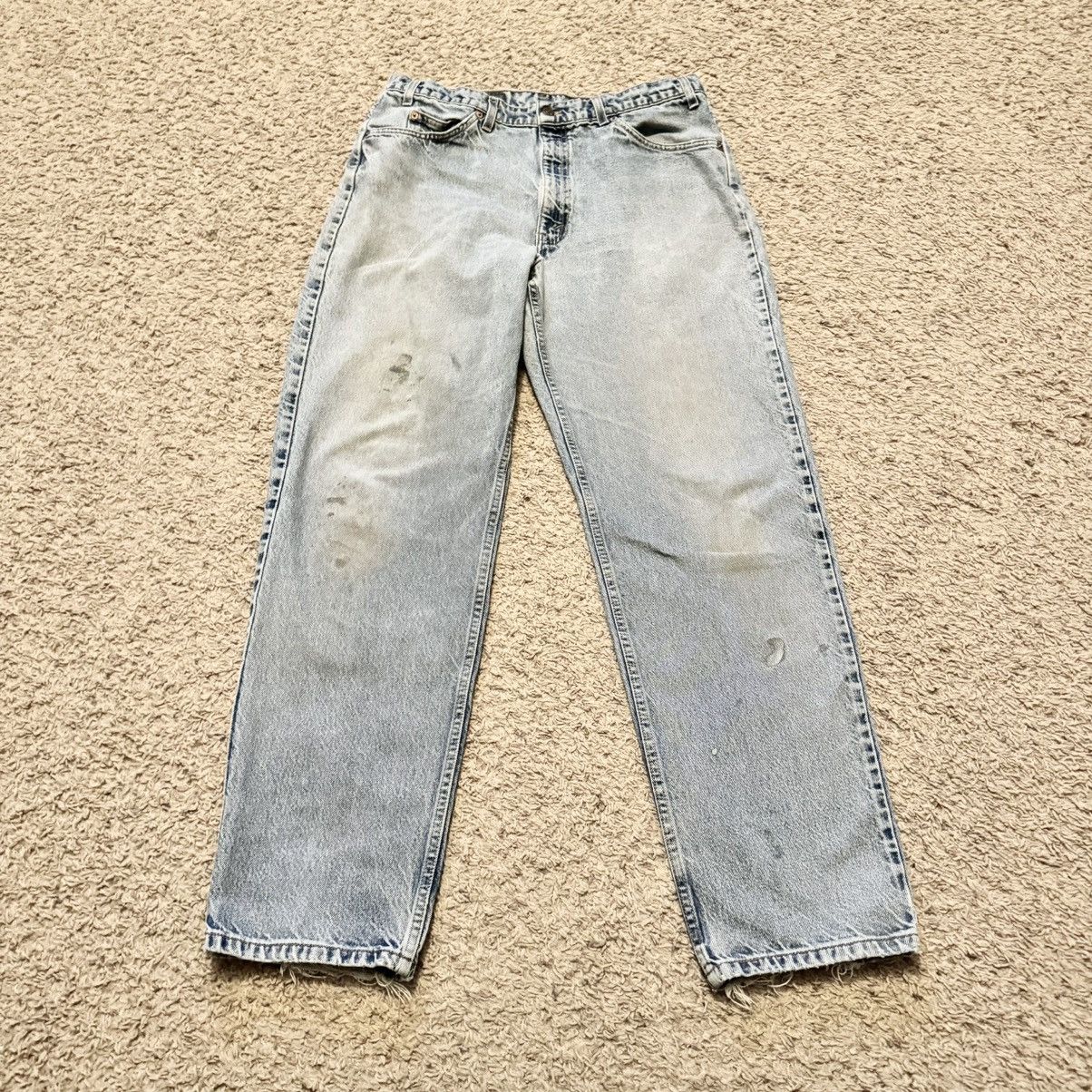 Levi's VINTAGE ORANGE TAB LEVI’S 550 JEANS! Size US 34 / EU 50 - 3 Thumbnail