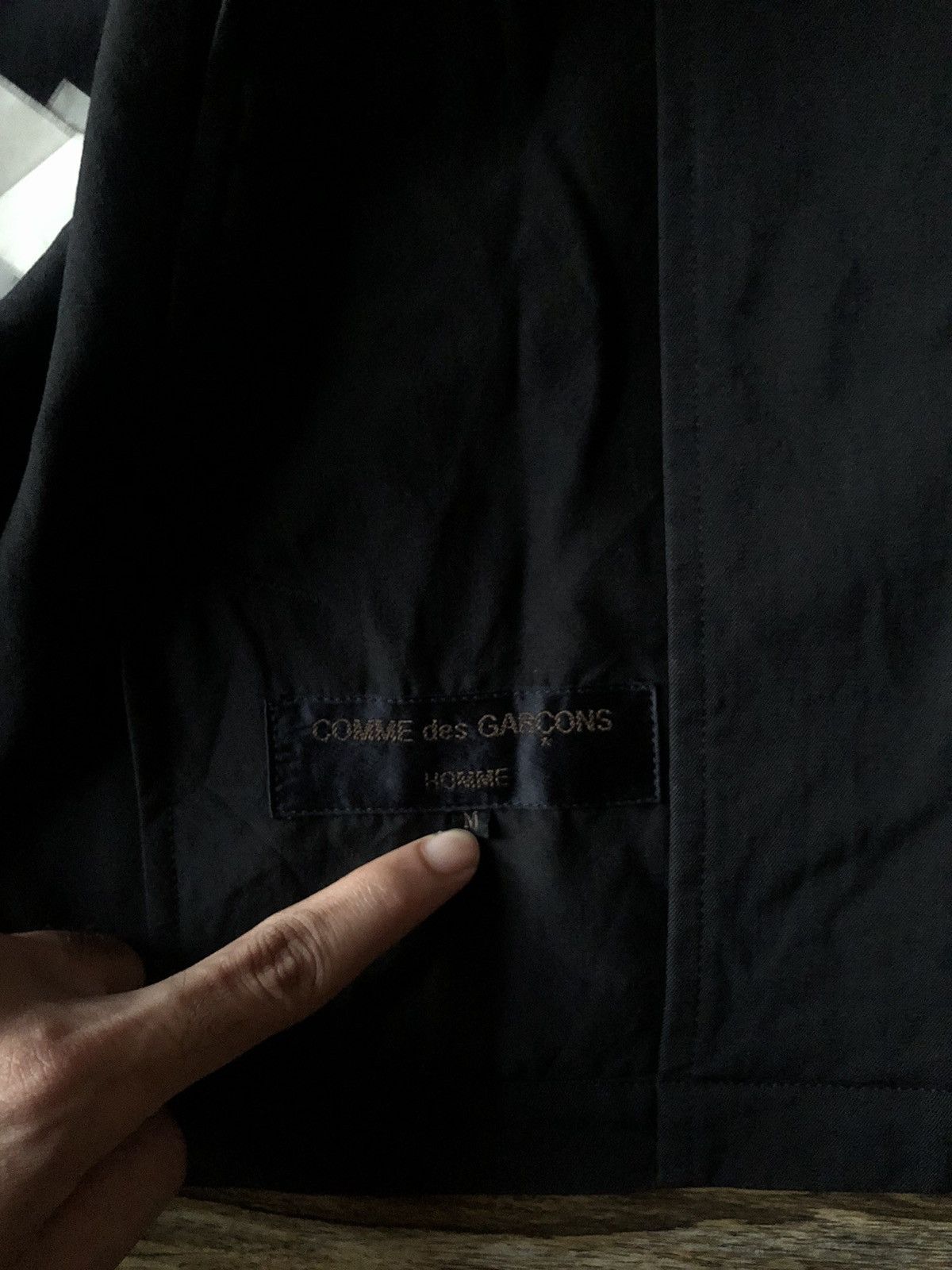 Comme des Garcons Homme Archive vtg late 80s Batwing Two Tone Blouson Bomber Jacket Size US M / EU 48-50 / 2 - 6 Thumbnail