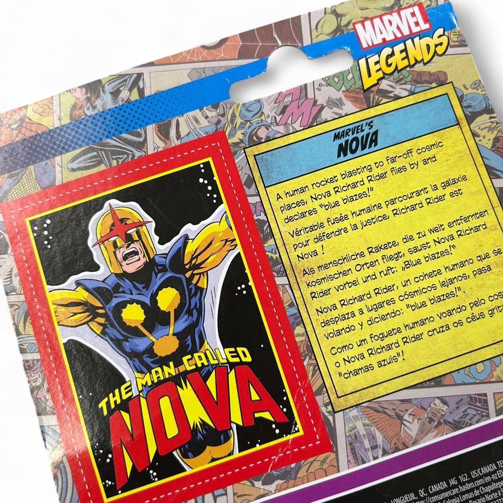 Marvel Comics Marvel Legends NOVA action figure 3.75 inches Retro Series Size ONE SIZE - 5 Thumbnail