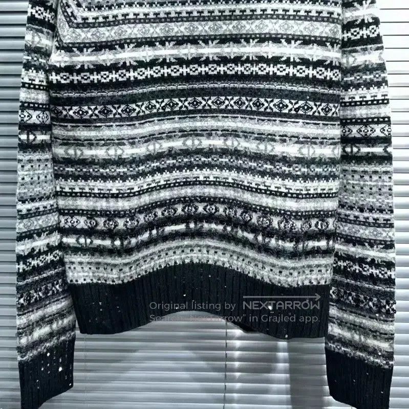 Dior Dior Colorful Wool Blend Long Sleeve Sweater . Size US M / EU 48-50 / 2 - 3 Thumbnail