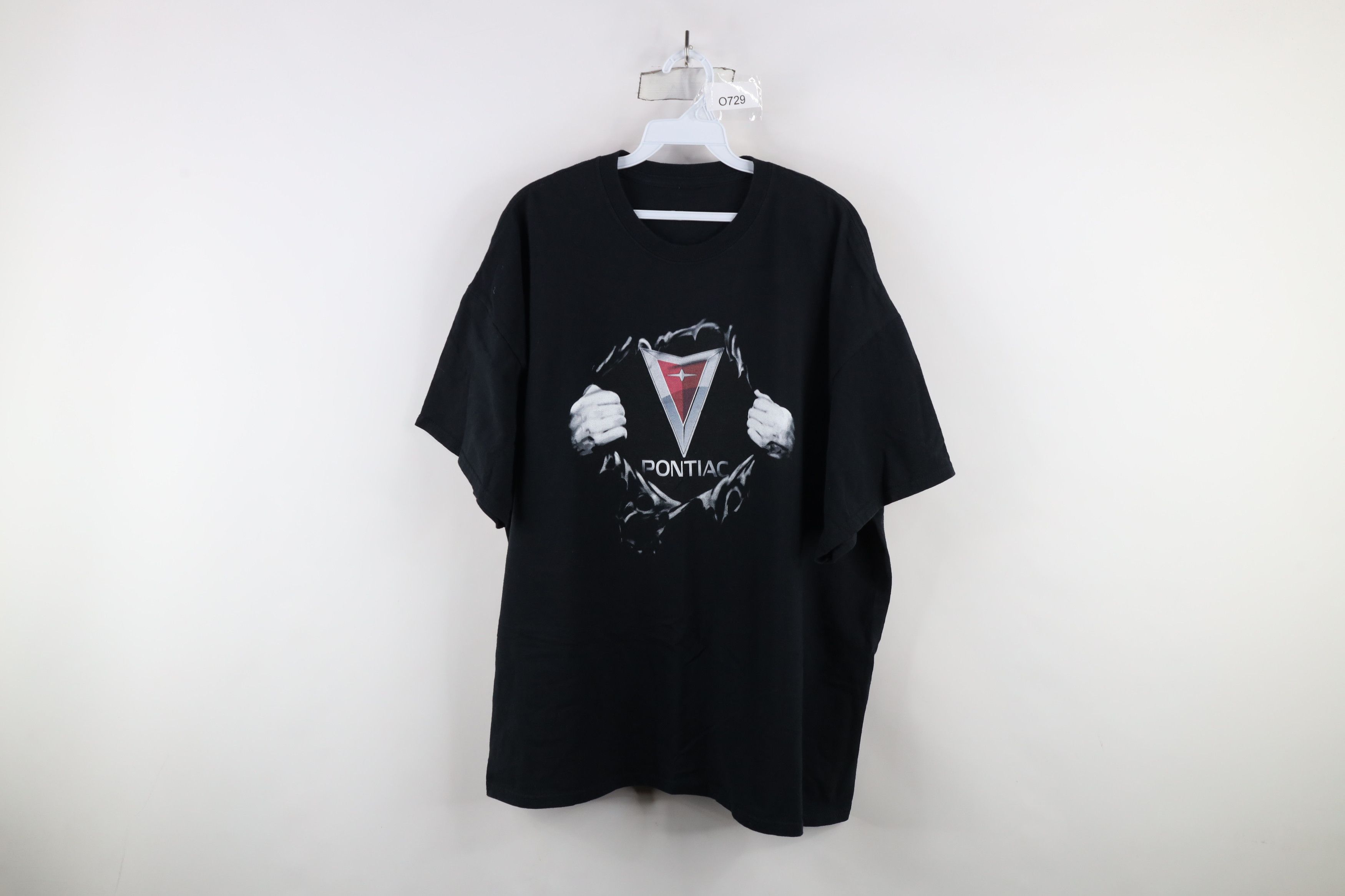 Vintage Vintage Spell Out Pontiac Car Short Sleeve T-Shirt Black Size US XXL / EU 58 / 5 - 1 Thumbnail