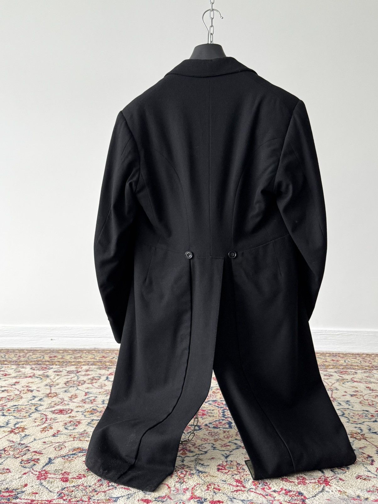 Vintage 1935 Dated Antique British Bespoke Wool Morning Frock Coat Size US M / EU 48-50 / 2 - 5 Thumbnail