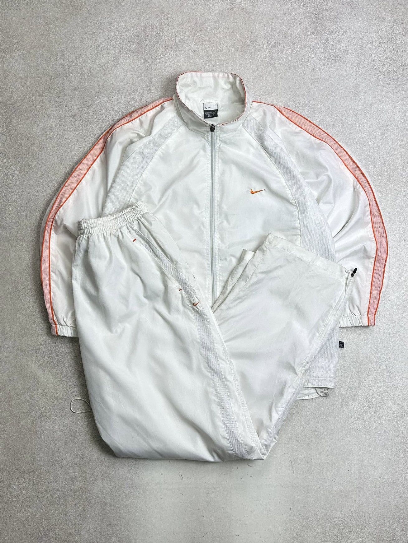 Vintage 90s Nike TN Skepta Style Y2K Nylon Tracksuit XL