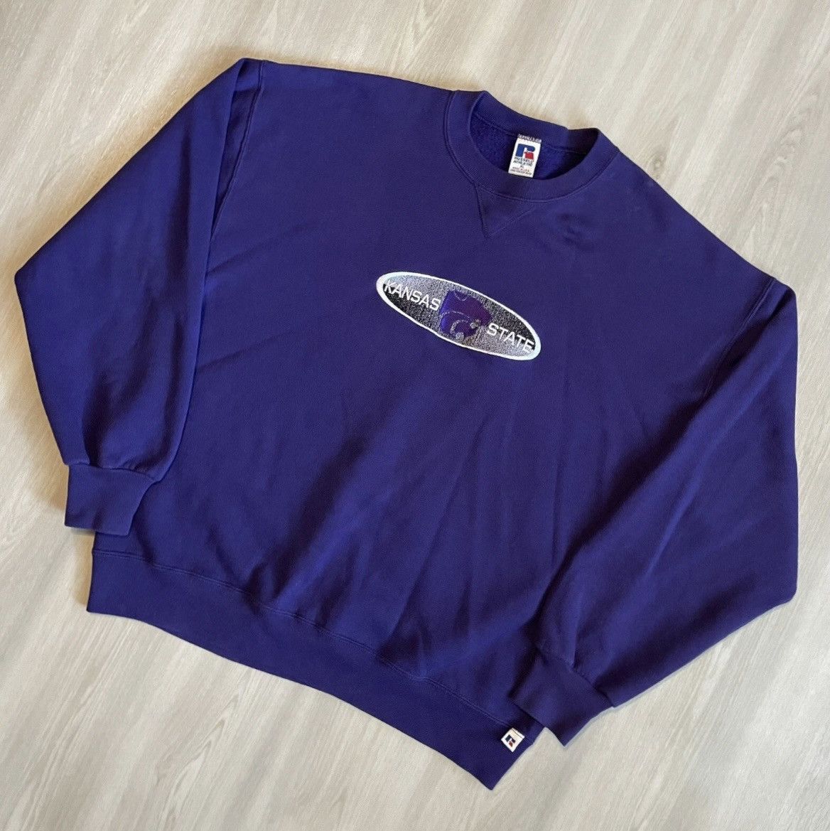 Russell Athletic Vintage 90s Russell Athletic Kansas State University KSU XL Size US XL / EU 56 / 4 - 1 Thumbnail