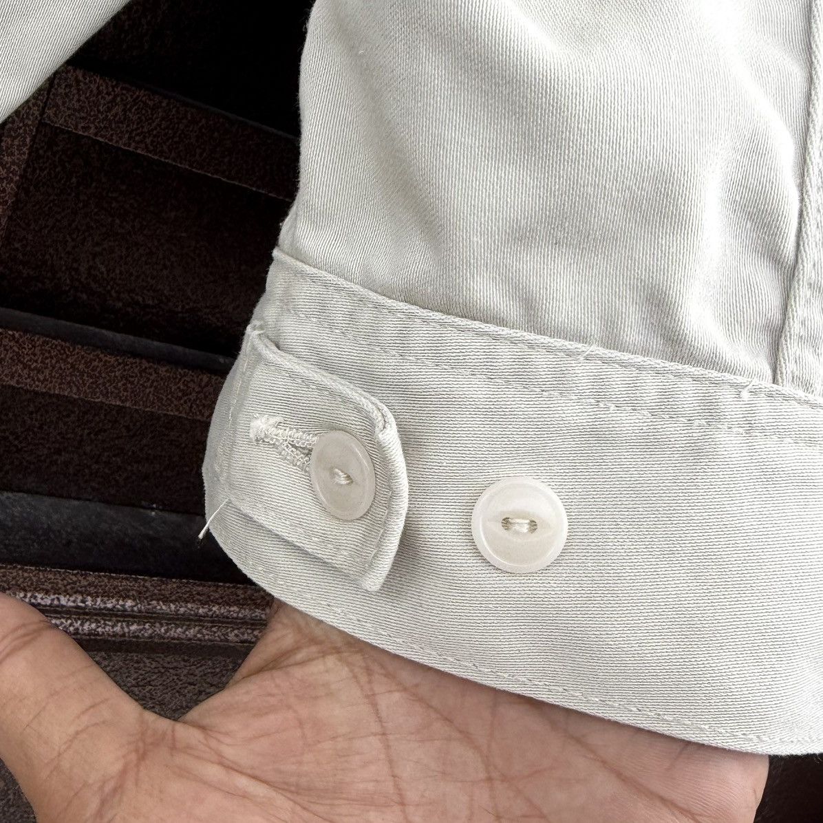 Lee Vintage Lee Westerner Jacket Cream Denim Western Trucker Size US M / EU 48-50 / 2 - 14 Thumbnail