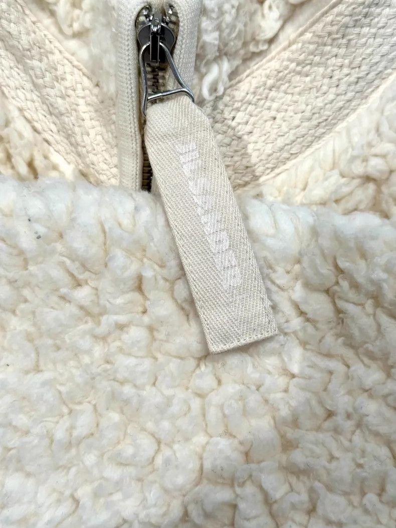 Jil Sander Jil Sander Lamb fleece cotton coat Size S / US 4 / IT 40 - 2 Thumbnail