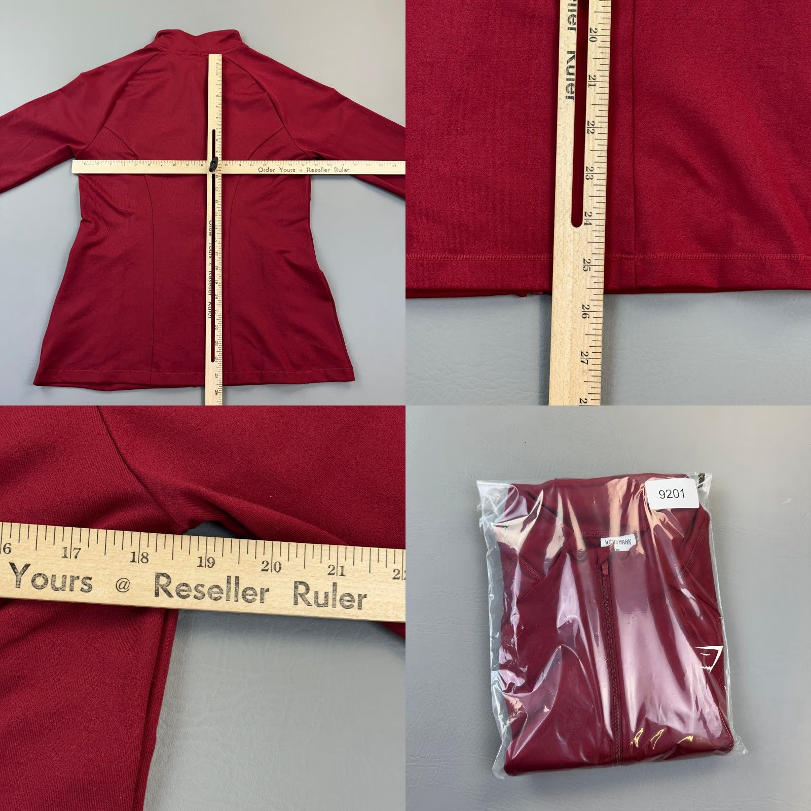 Gymshark Gymshark Jacket Women's XL Burgundy Performance Training Zip Up Athleisure Gym Shirt Size XL / US 12-14 / IT 48-50 - 9 Thumbnail