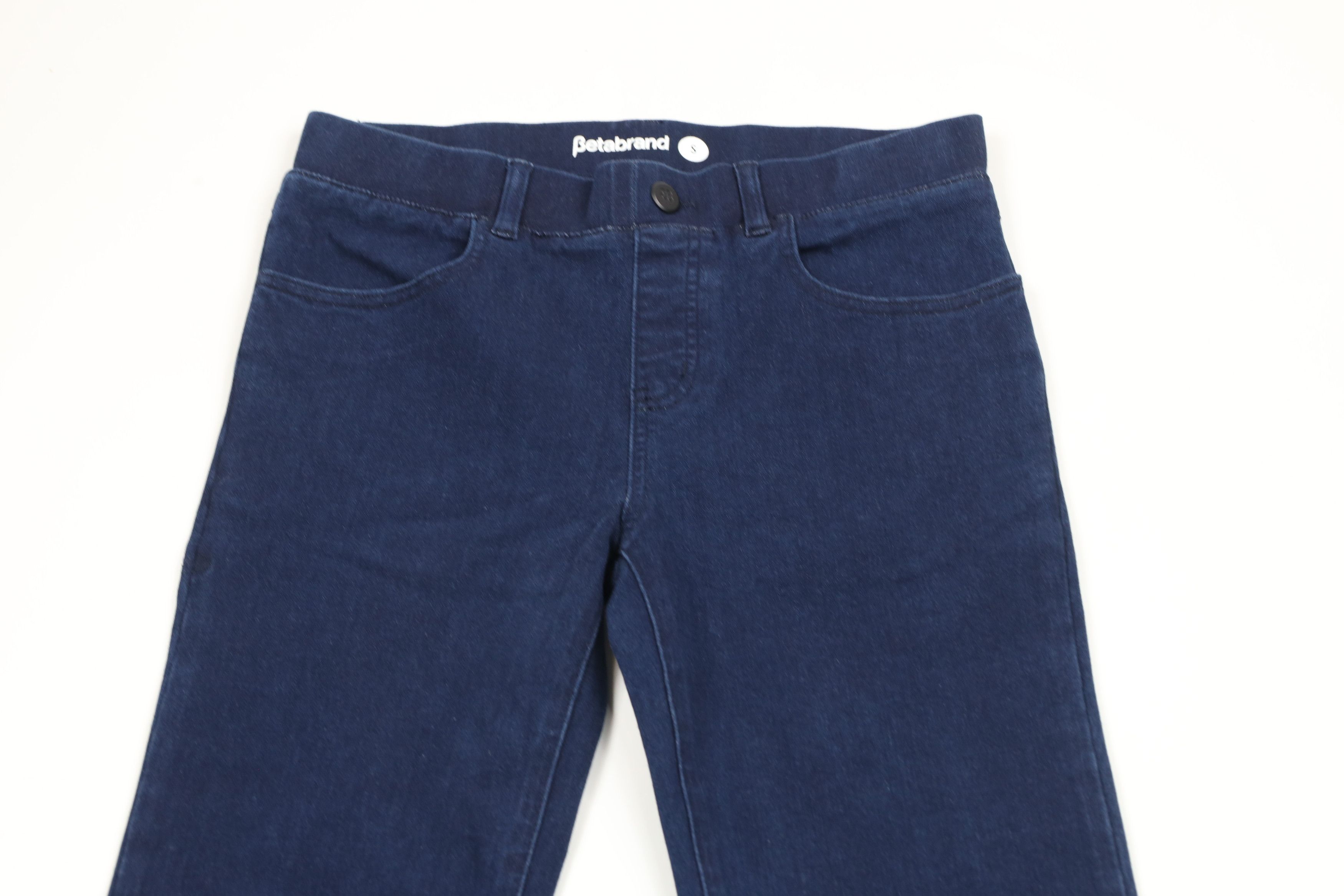 Betabrand × Vintage Betabrand Signature Mid Rise Yoga Denim Bootcut Jeans Blue Size 29" - 2 Thumbnail