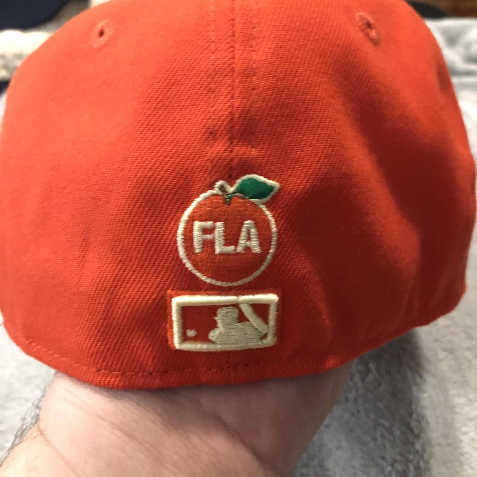 New Era Marlins '97 World Series Orange Patch New Era 5950 FITTED Size ONE SIZE - 5 Thumbnail