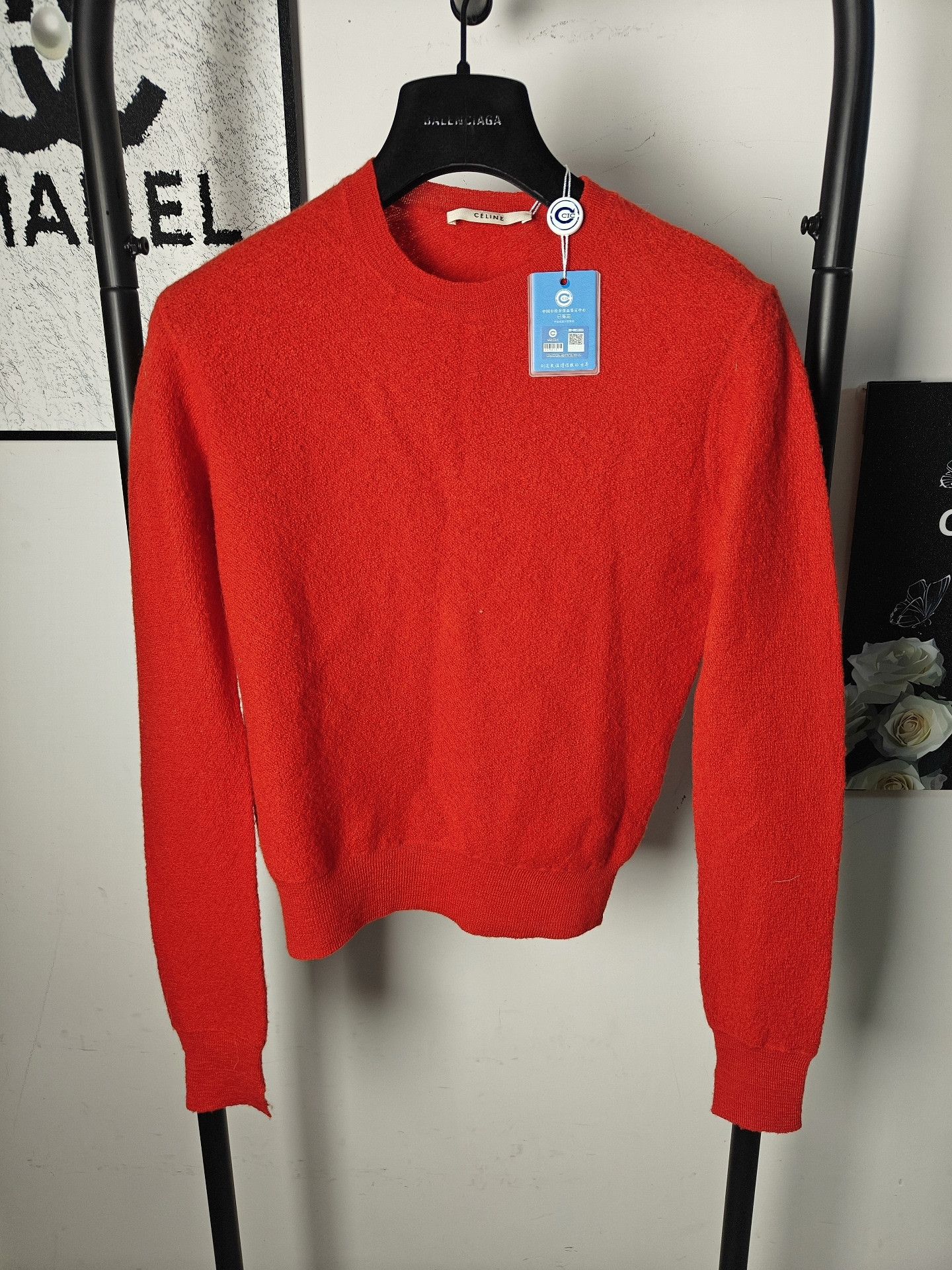 Celine Celine Knit Wool White Sweater M Women Size M / US 6-8 / IT 42-44 - 1 Thumbnail