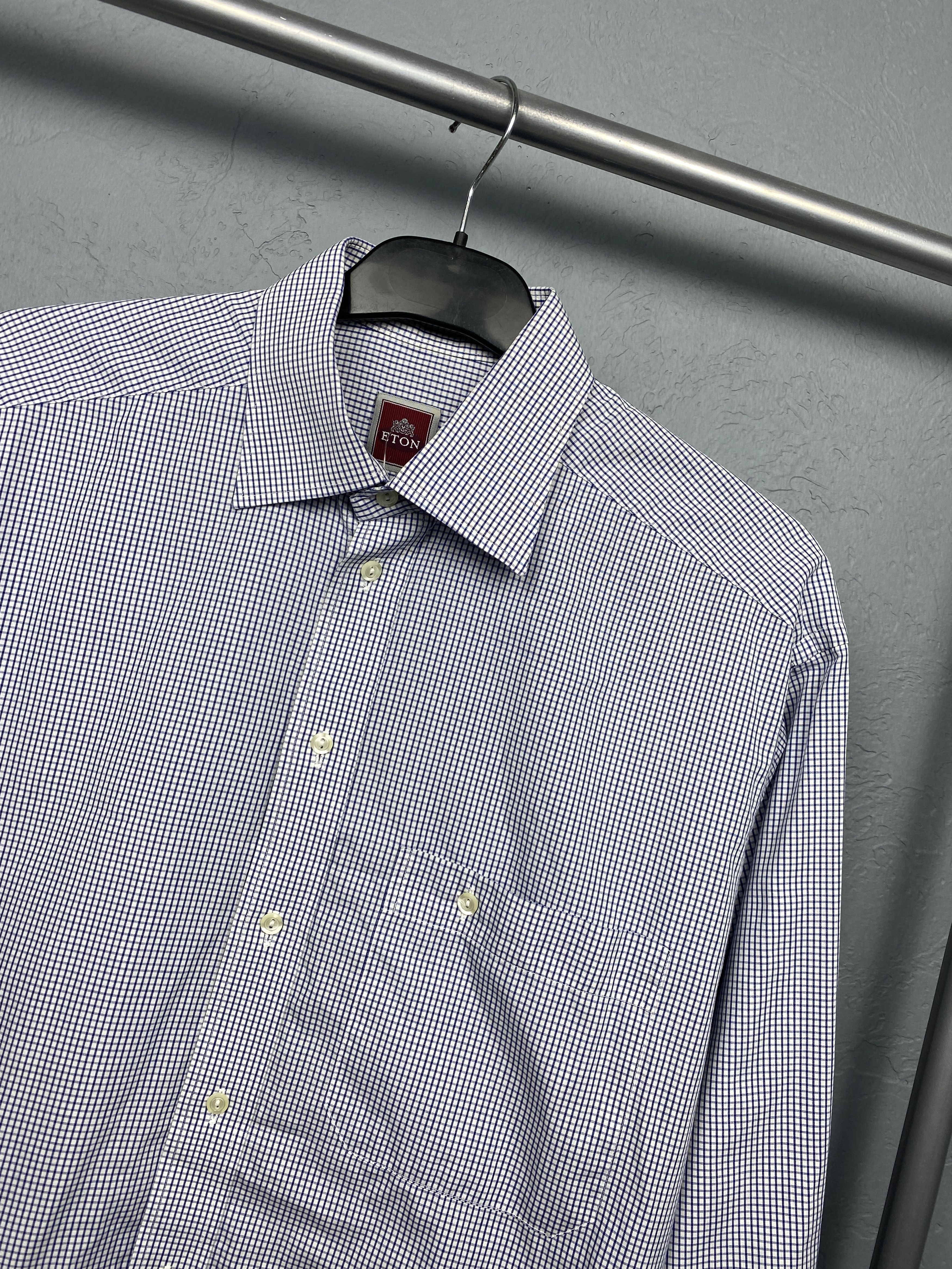 Eton Eton Vintage Mens Long Sleeve Shirt Size US L / EU 52-54 / 3 - 2 Thumbnail