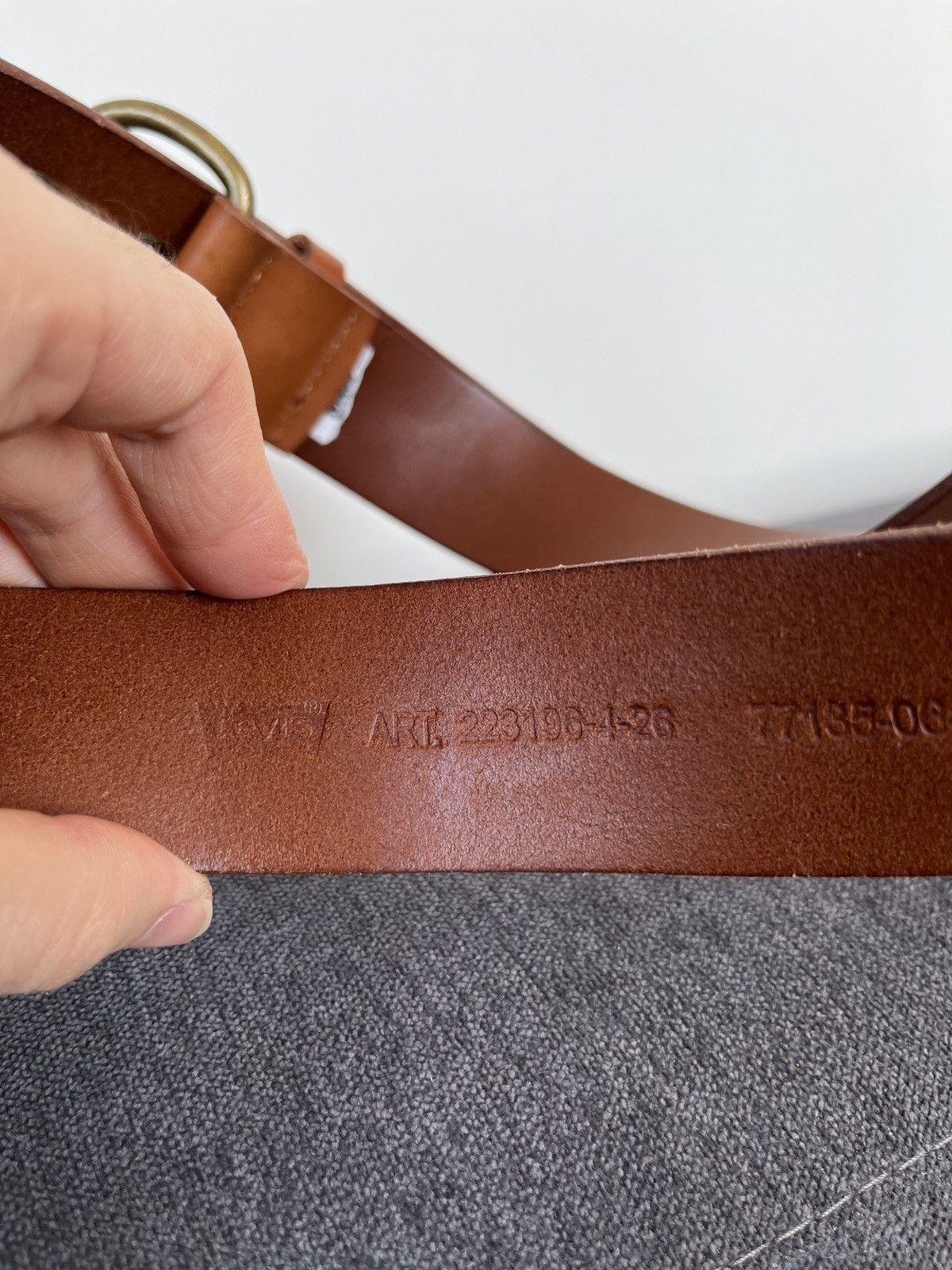 Levi's Levis Brown Cow Leather Belt Size ONE SIZE - 11 Thumbnail