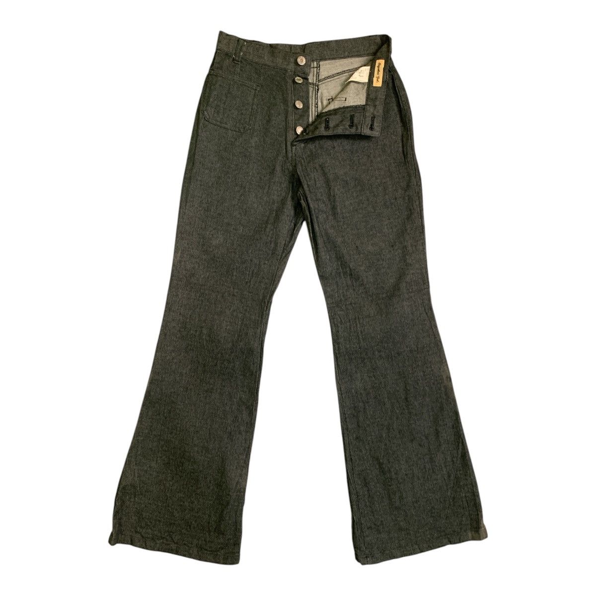 Japanese Brand Rare Design Vintage Sugarless Gal Bootcut Pants Size 27" / US 4 / IT 40 - 3 Thumbnail