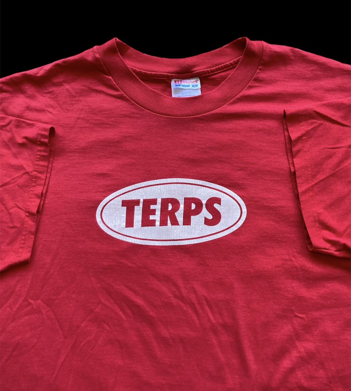 Hanes × NCAA × Vintage Vintage 90s University Of Maryland Terrapins NCAA Tee Size US XL / EU 56 / 4 - 2 Thumbnail