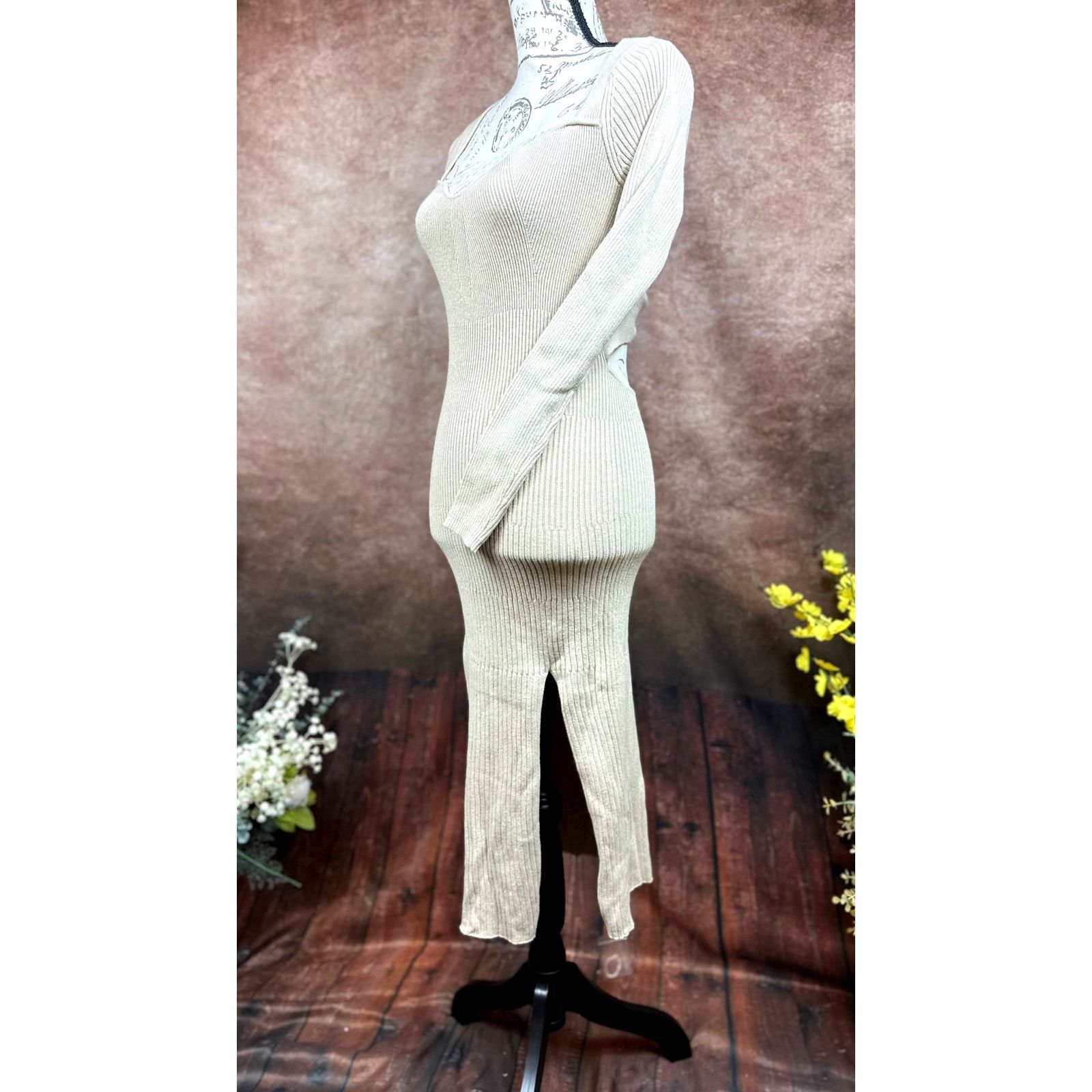 Other Skin Worldwide Mariana Cut Out Dress - Sable - size S Size S / US 4 / IT 40 - 12 Thumbnail