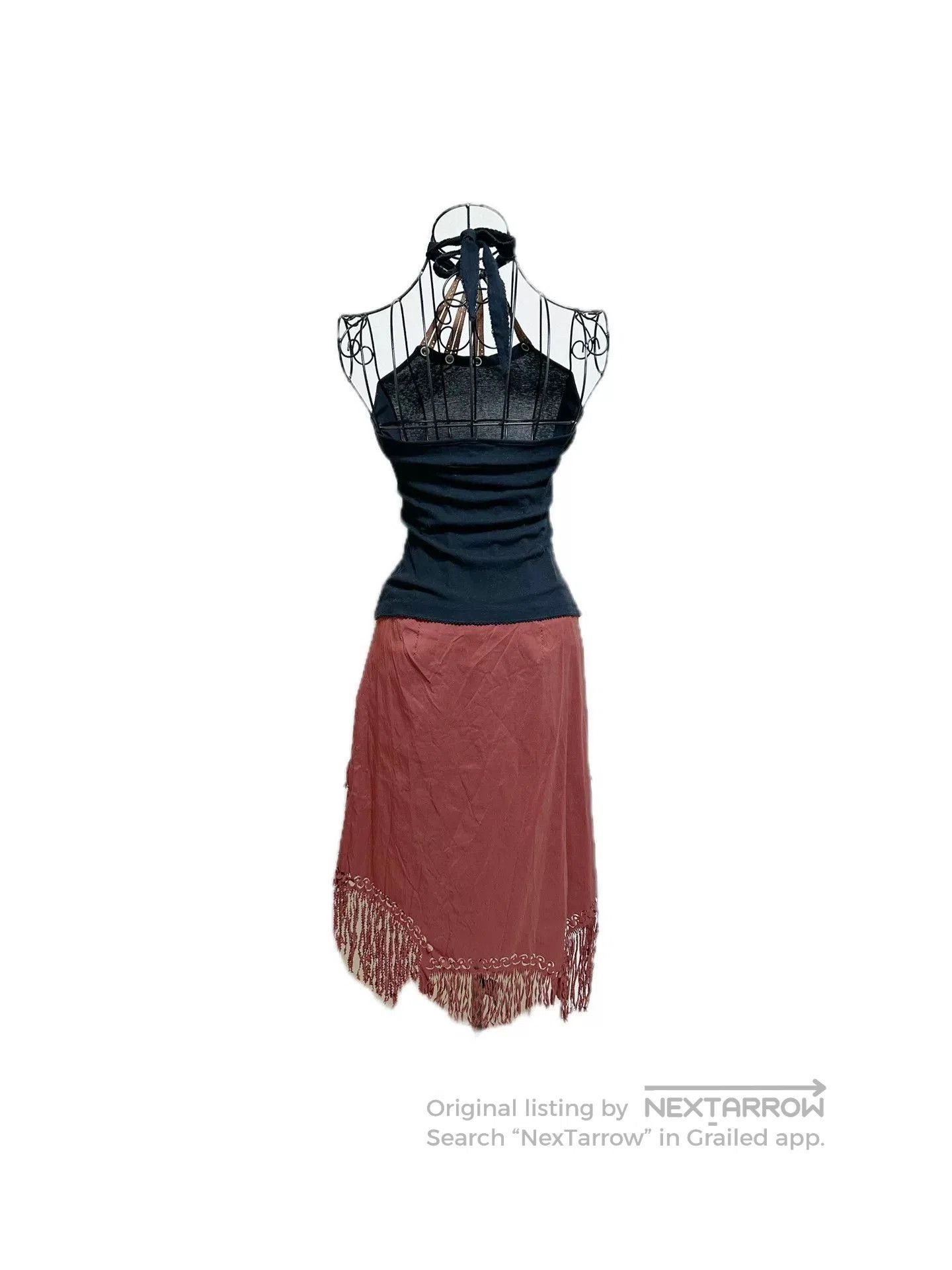 Jean Paul Gaultier Jean Paul Gaultier Cut-Out Fringe Skirt. Size 25" / US 0 / IT 36 - 1 Thumbnail
