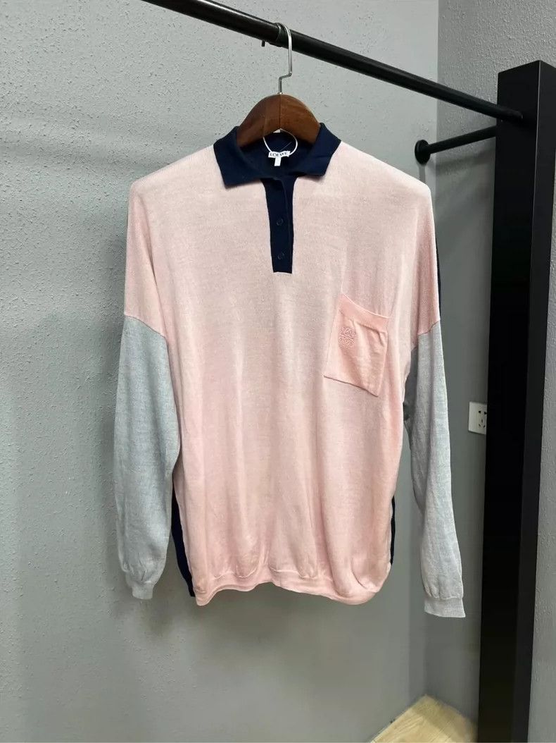 LOEWE Patchwork four-color sweater