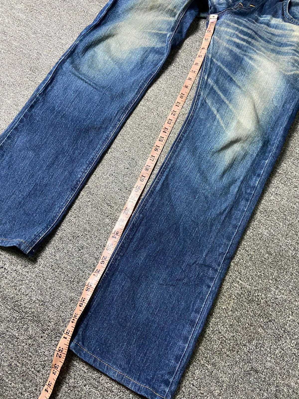 Edwin × Japanese Brand × Vintage EDWIN 403 Exclusive Vintage Distressed Denim Jeans (133) Size US 32 / EU 48 - 7 Thumbnail