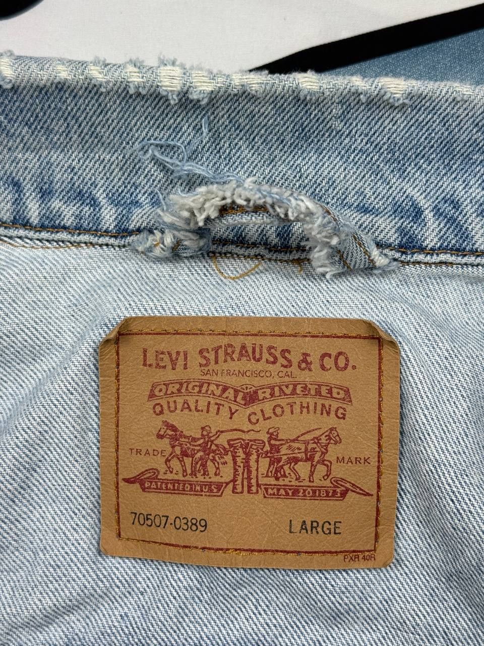 Levi's Vintage Levi's Denim Truck Jacket 70507 0214 Made In USA Size US L / EU 52-54 / 3 - 8 Thumbnail