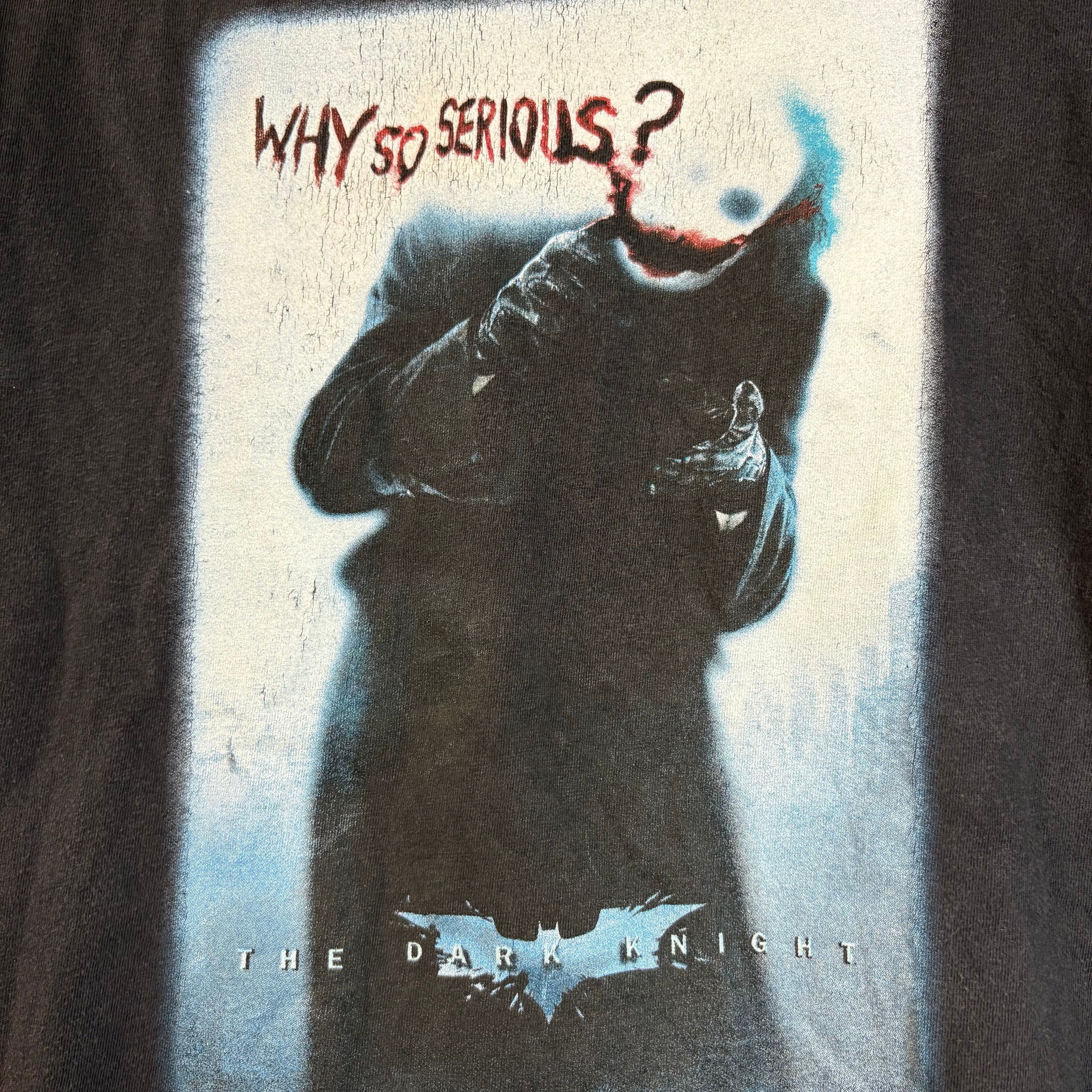 DC Comics Y2K Batman The Dark Knight Joker " Why So Serious?" Tee Size US S / EU 44-46 / 1 - 2 Thumbnail