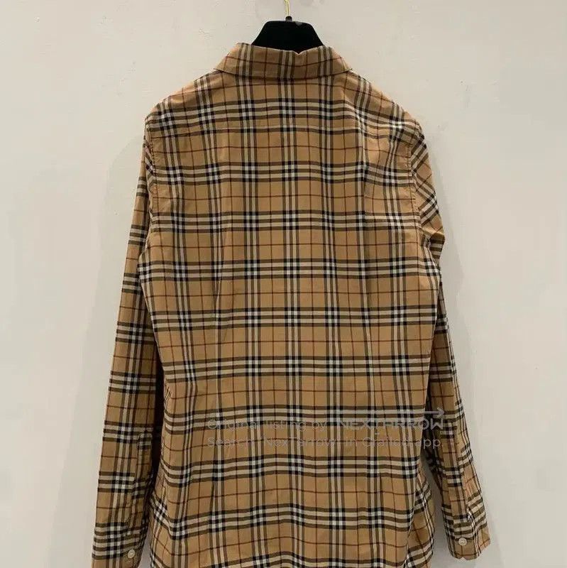 Burberry Burberry Brown Cotton Men's Shirt. Size US M / EU 48-50 / 2 - 2 Thumbnail