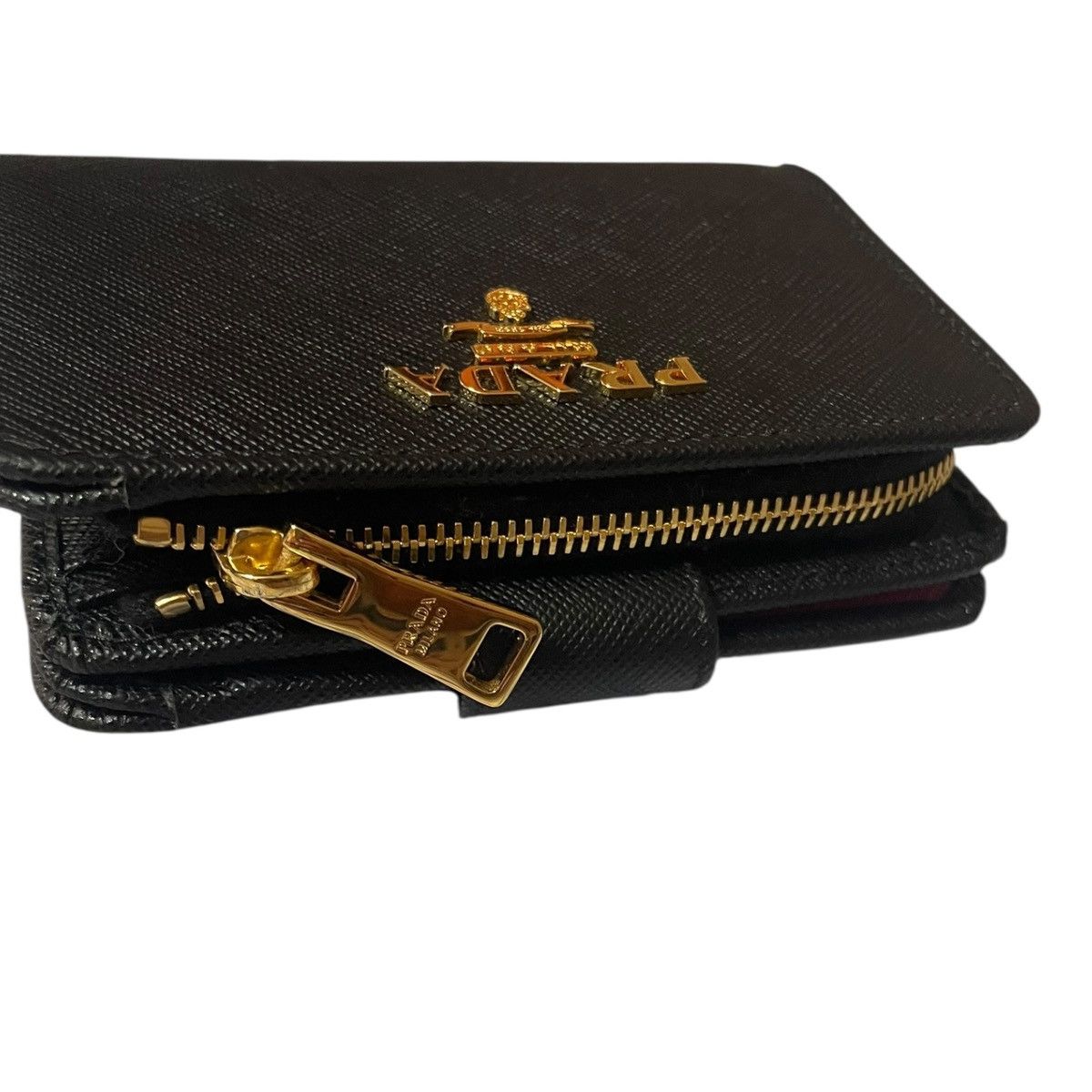 Prada Prada women's wallet in black Saffiano leather Size ONE SIZE - 3 Thumbnail
