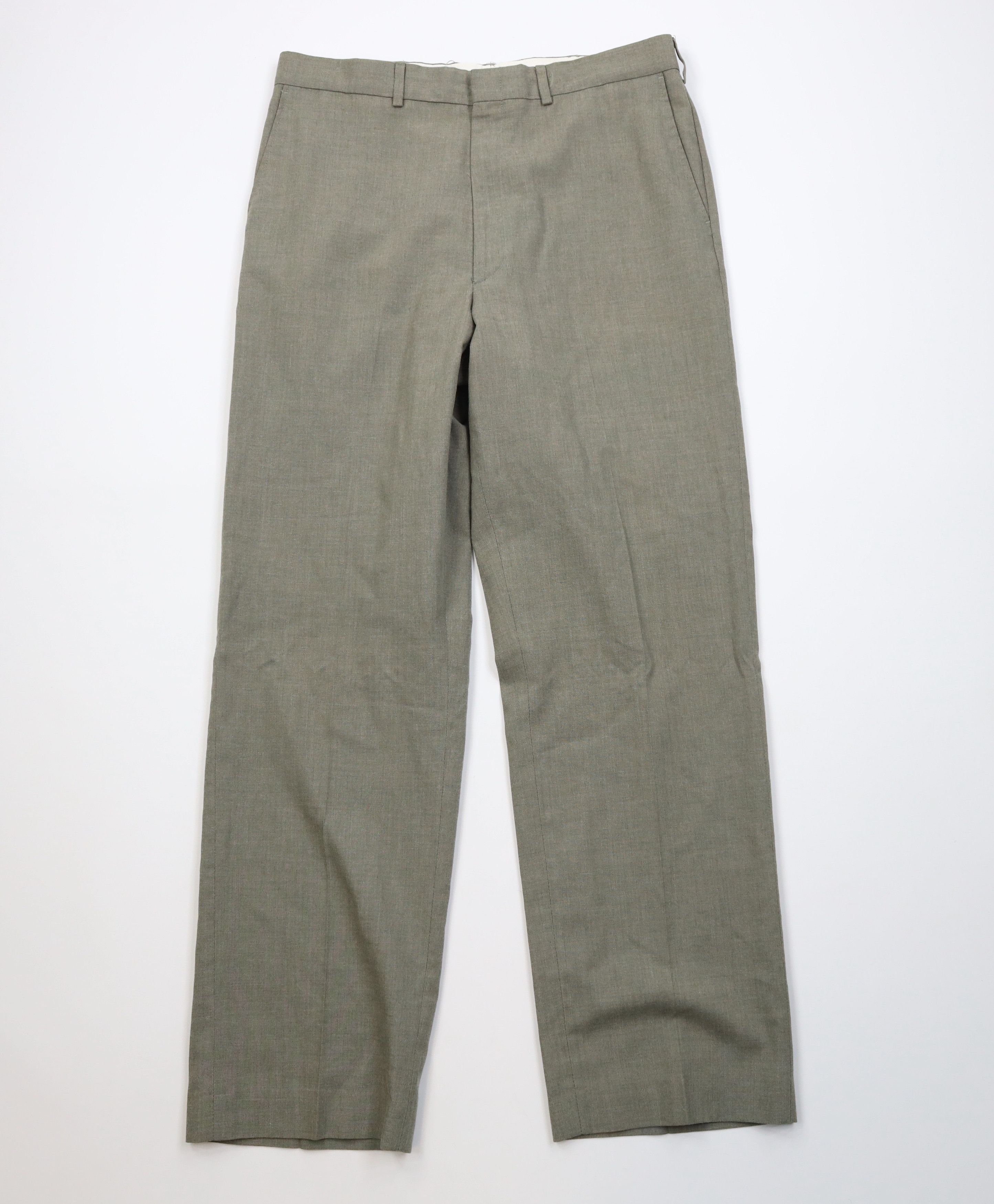 Vintage Vintage 70s Streetwear Knit Flared Wide Leg Chino Pants Size US 34 / EU 50 - 1 Thumbnail