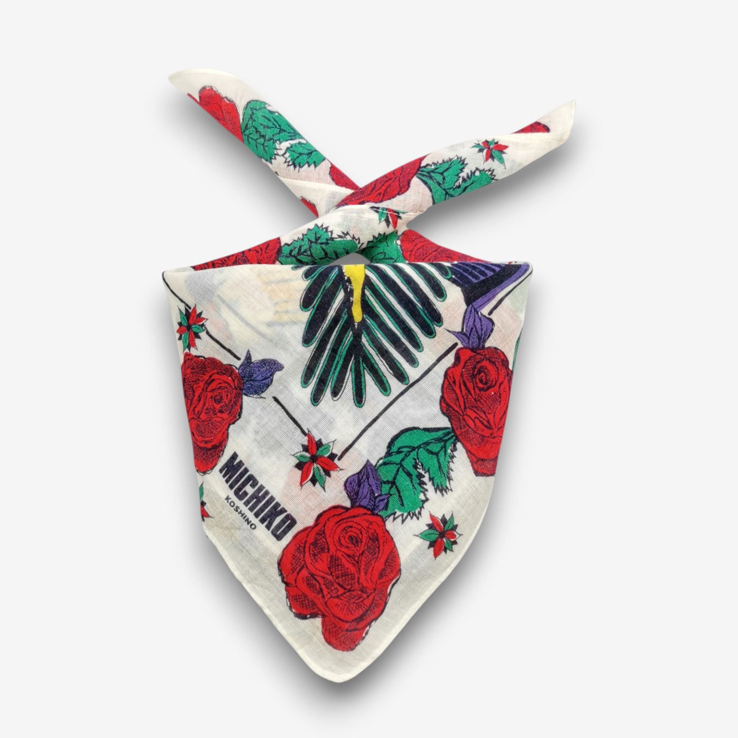 Michiko Koshino London Vintage Michiko London Handkerchief Neckerchief Bandana Size ONE SIZE - 4 Thumbnail