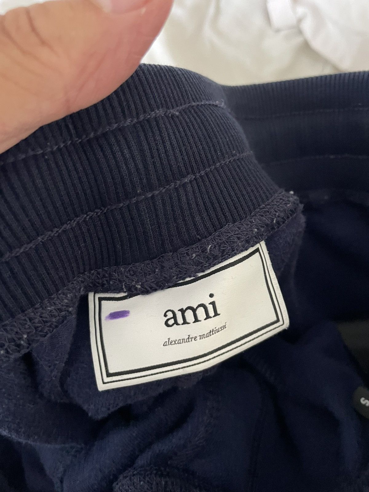 AMI Velour Cropped Drawstring joggers Size US 28 / EU 44 - 9 Thumbnail