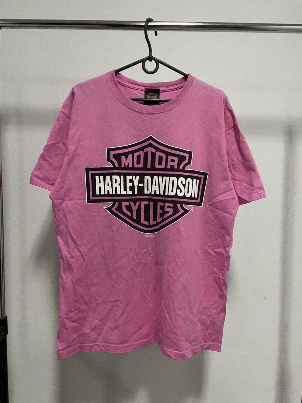 Harley Davidson × Vintage Harley Davidson 2008 big logo moto girl Germany motorclothes Size US L / EU 52-54 / 3 - 2 Thumbnail
