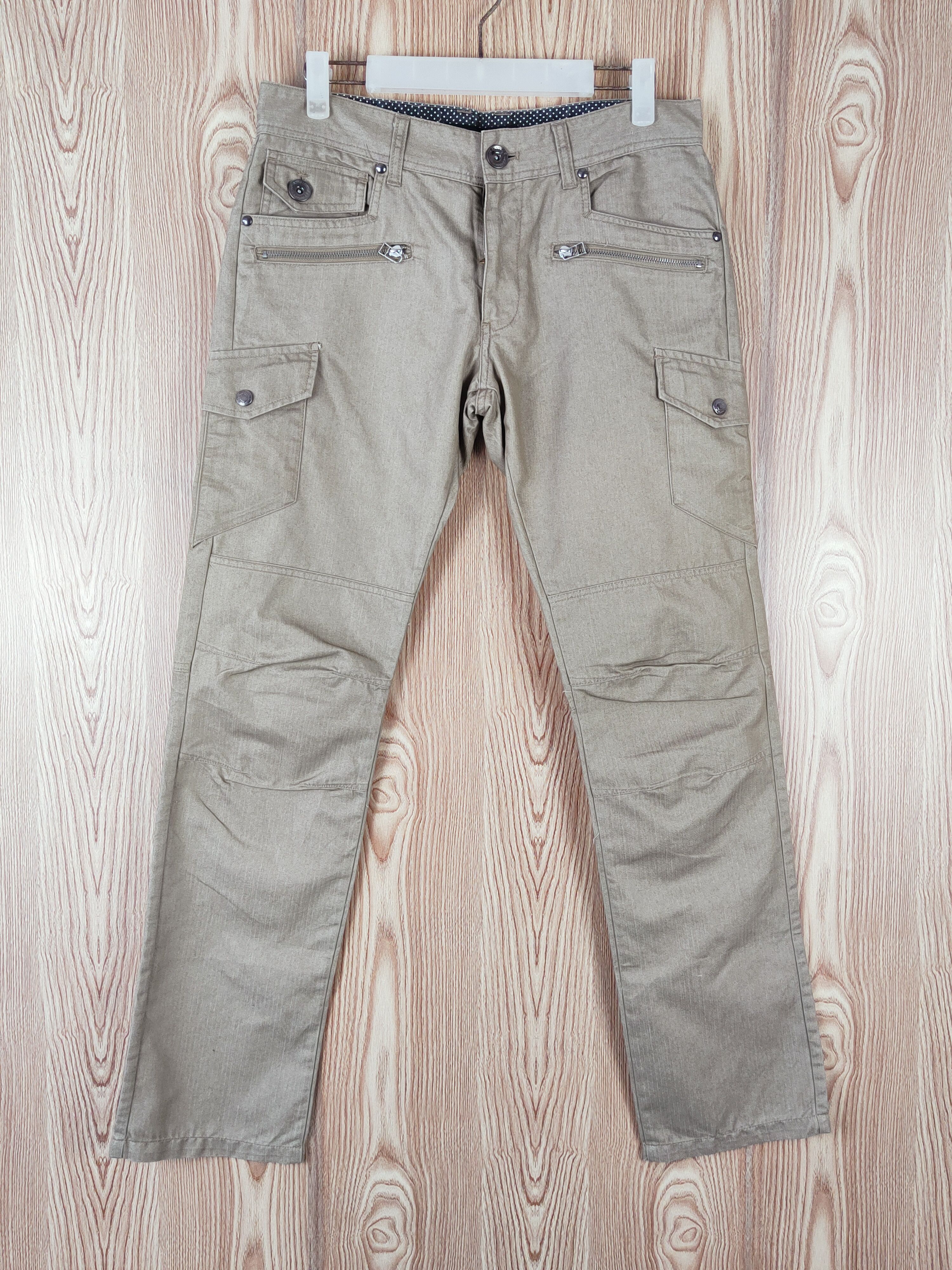Mossimo × Vintage Vintage Massimo Beige Multi Tactical pocket Cargo Pants Size 31" - 1 Thumbnail