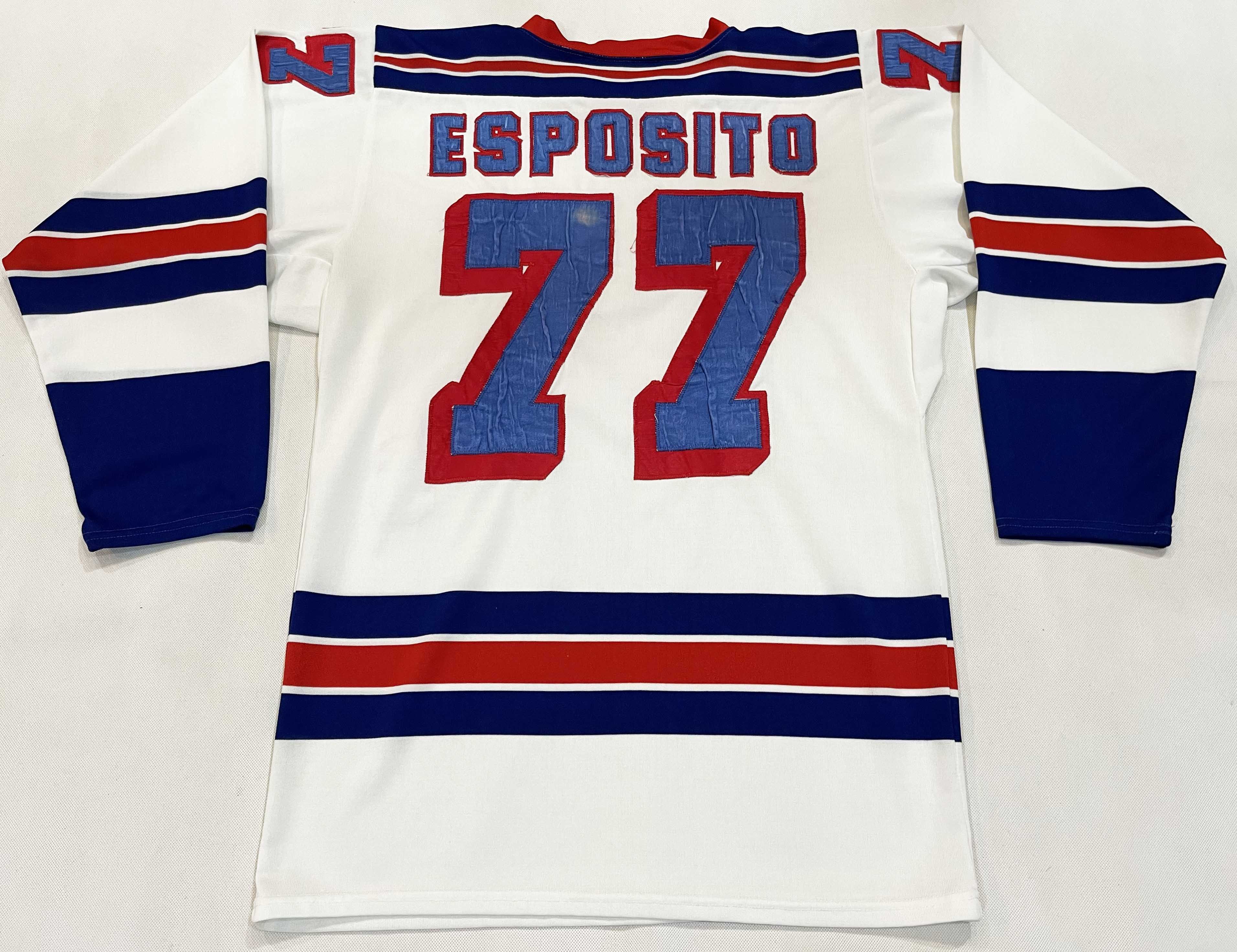NHL Vintage New York Rangers ESPOSITO #77 NHL Hockey Jersey Size US L / EU 52-54 / 3 - 4 Thumbnail