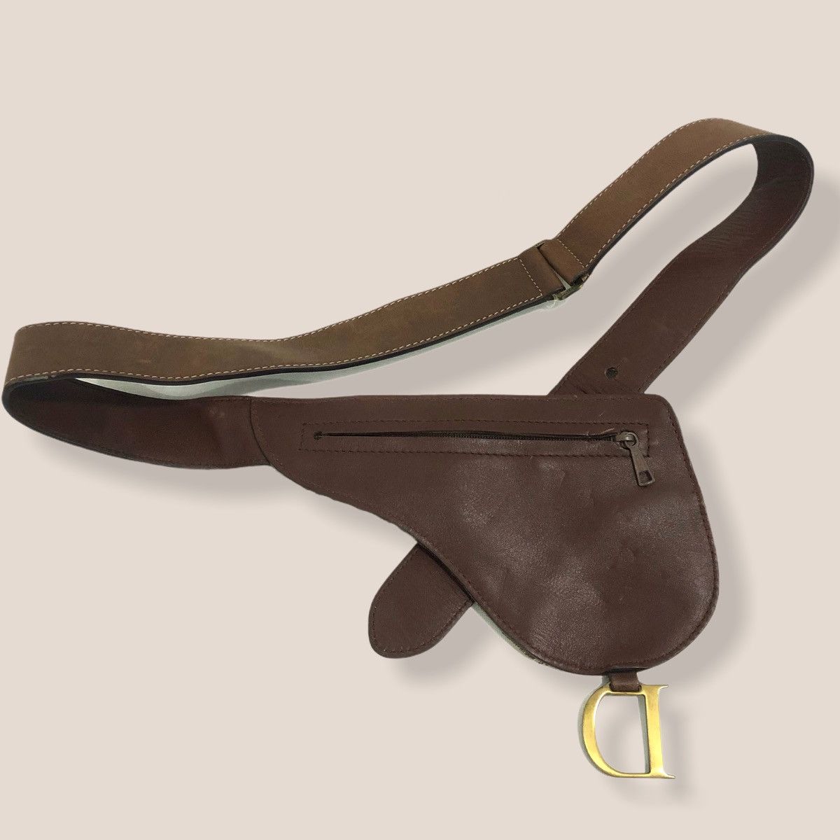 Dior ‼️LASTDROP‼️ CHRISTIAN DIOR TROTTER SADDLE WAIST BAG RARE ITEM Size ONE SIZE - 2 Thumbnail