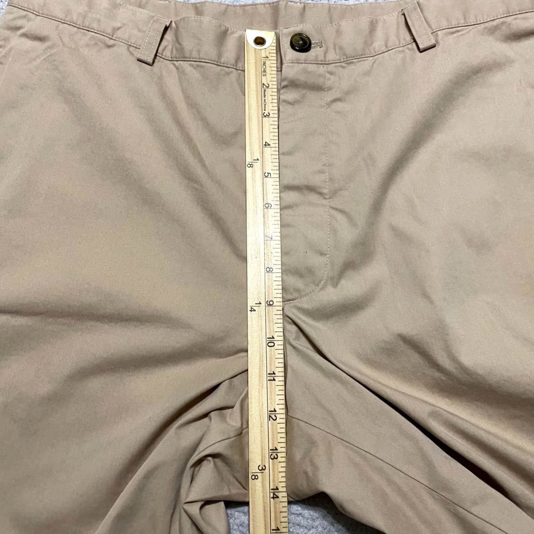 Brooks Brothers Brooks Brothers Mens Shorts Beige Chino Inseam 8" Mid Rise Pockets Casual Size 40 Regular Size US 40 / EU 56 - 5 Thumbnail