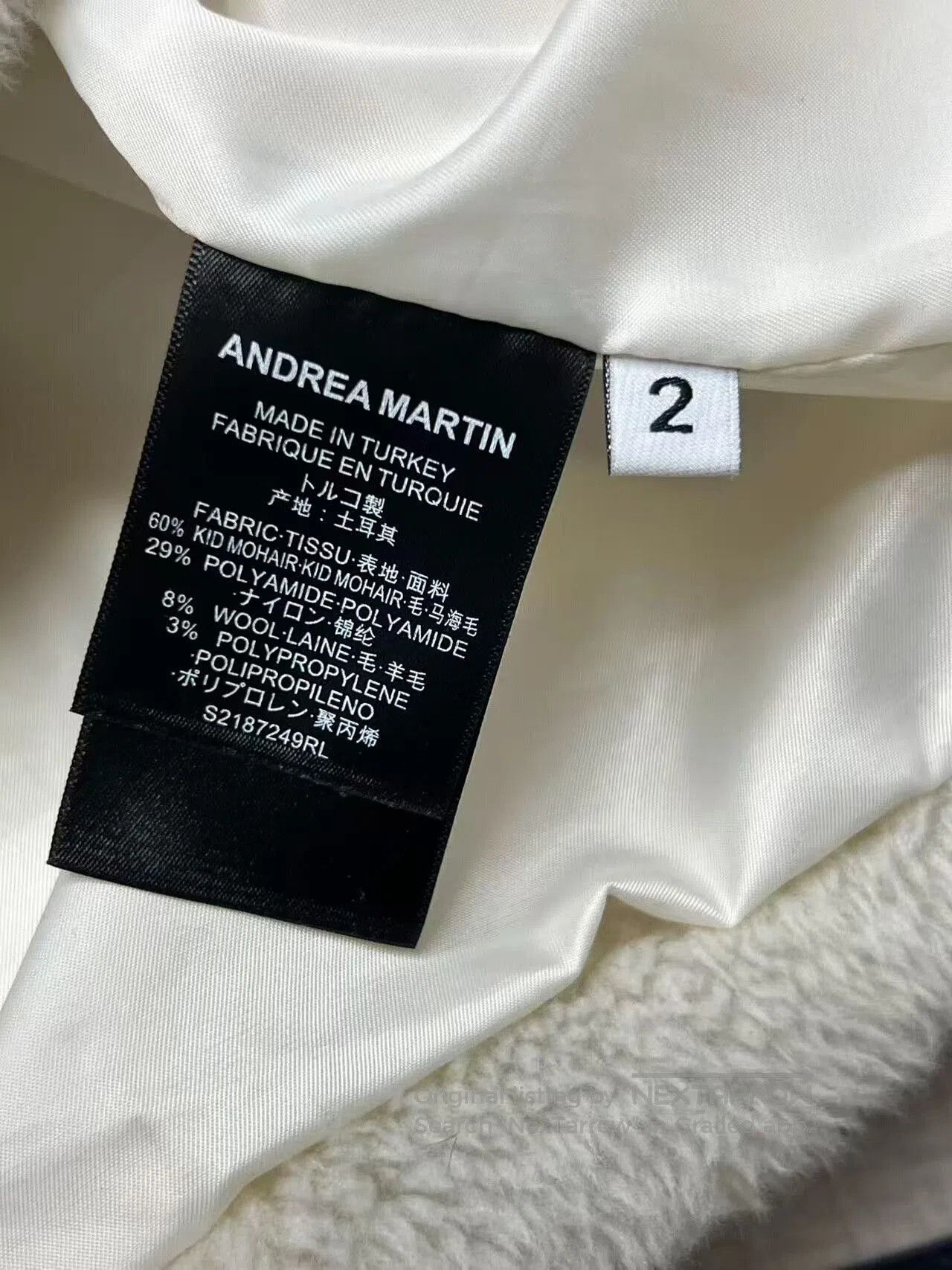 Andrea Pompilio Andrea Martin Shearling Jacket. Size M / US 6-8 / IT 42-44 - 4 Thumbnail
