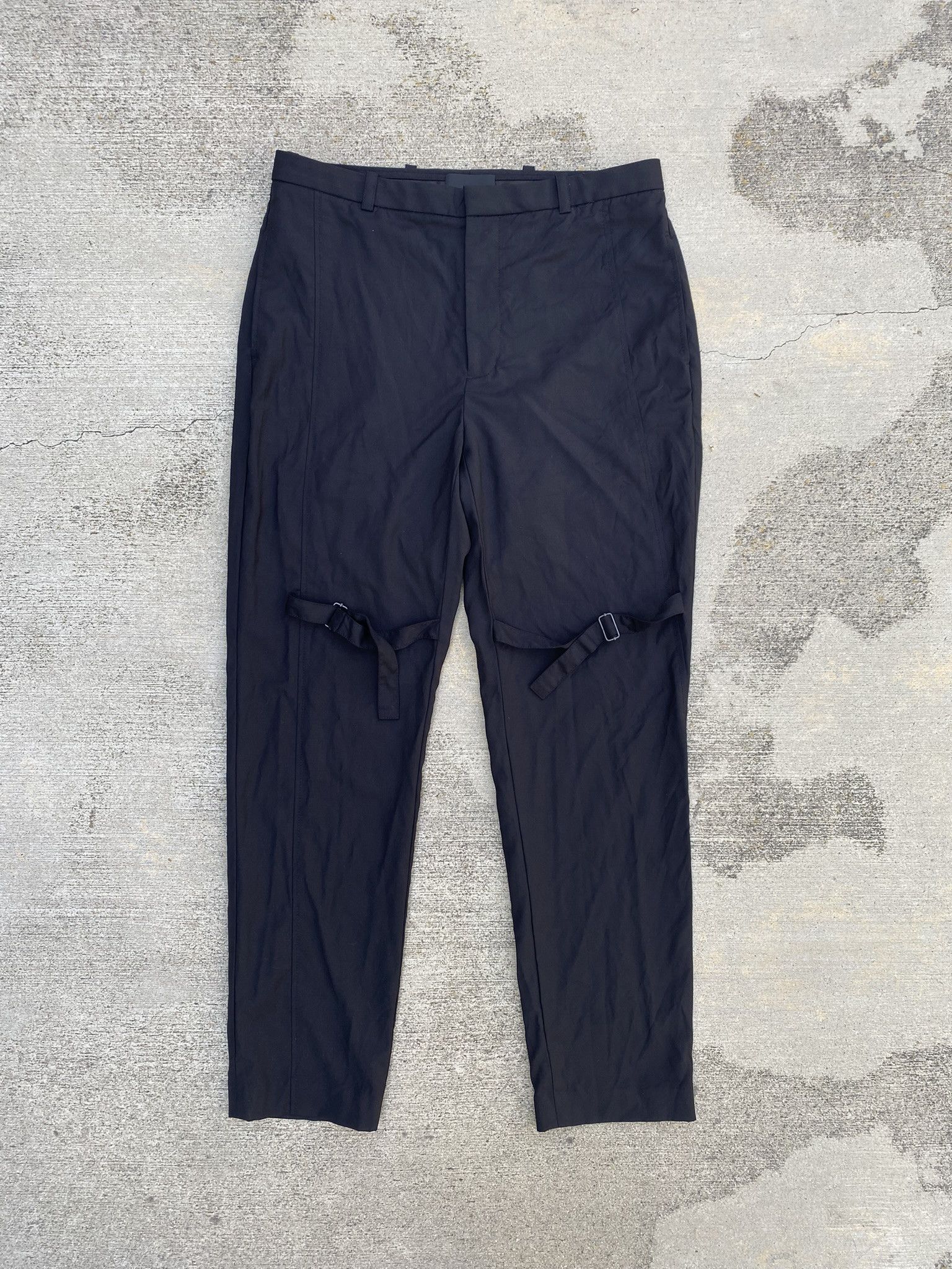 Helmut Lang Helmut lang inspired Philip Lim Bondage Strap Pants Black 32 Size US 32 / EU 48 - 1 Thumbnail