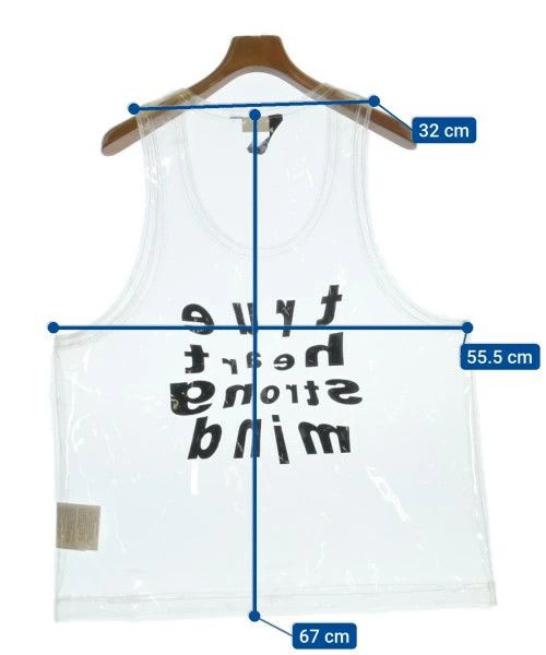 Comme des Garcons Black T-Shirts Logo Print Sleeveless polyurethane resin Clear Size US M / EU 48-50 / 2 - 3 Thumbnail