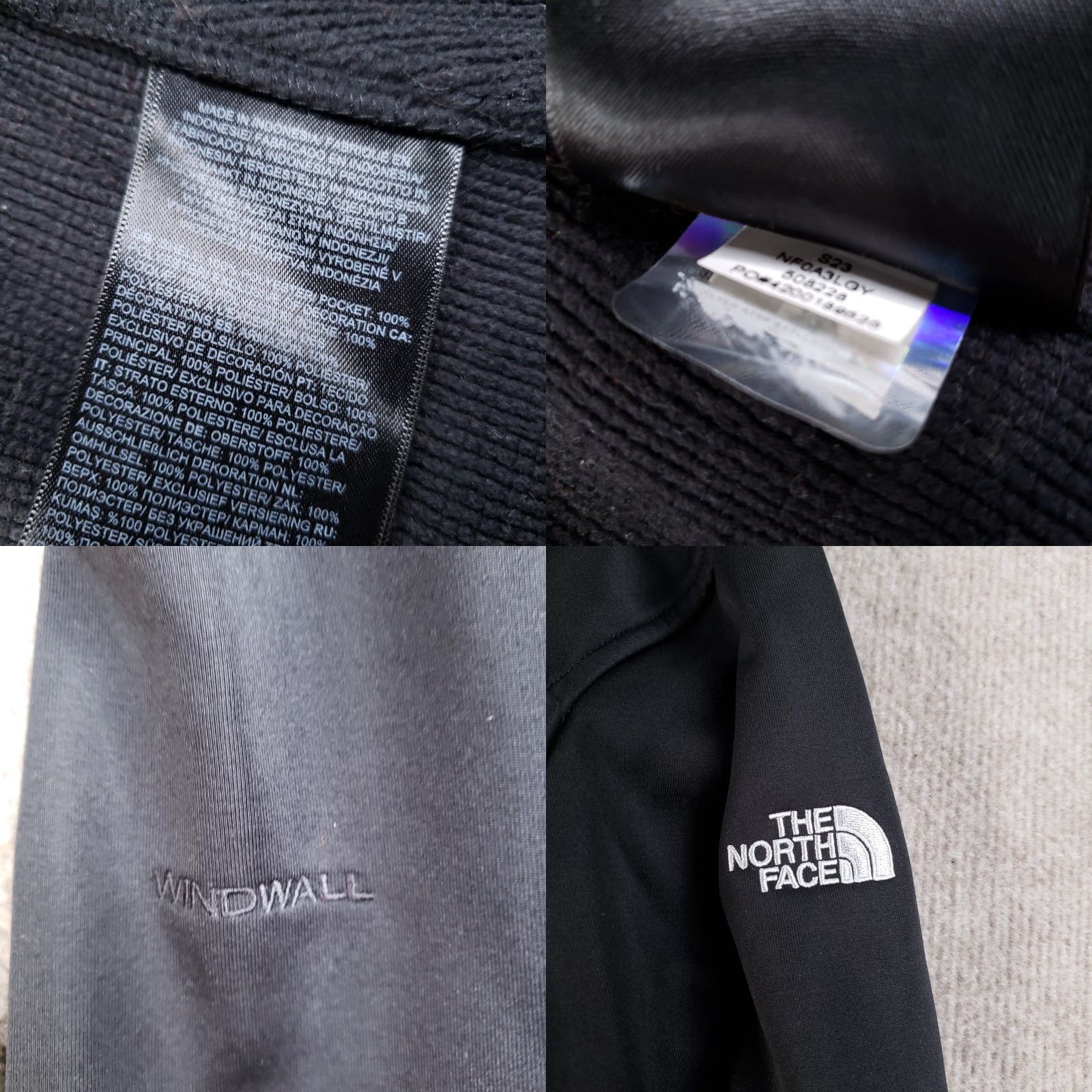 The North Face North Face WindWall Jacket Womens Medium Black Softshell Full Zip Synchrony Logo Size M / US 6-8 / IT 42-44 - 8 Thumbnail