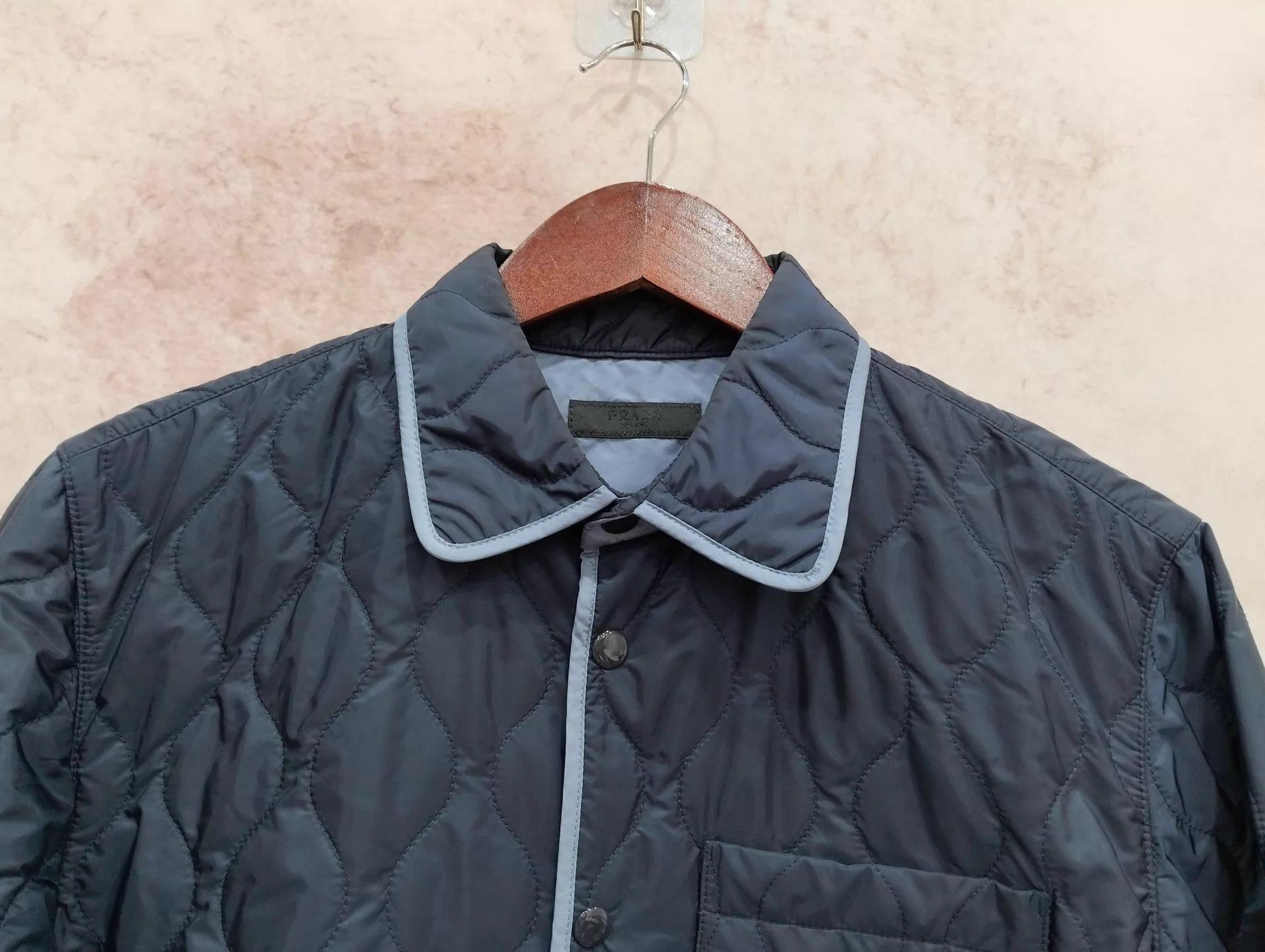 Prada PRADA Quilted Lapel Jacket S 95 New Size S / US 4 / IT 40 - 3 Thumbnail